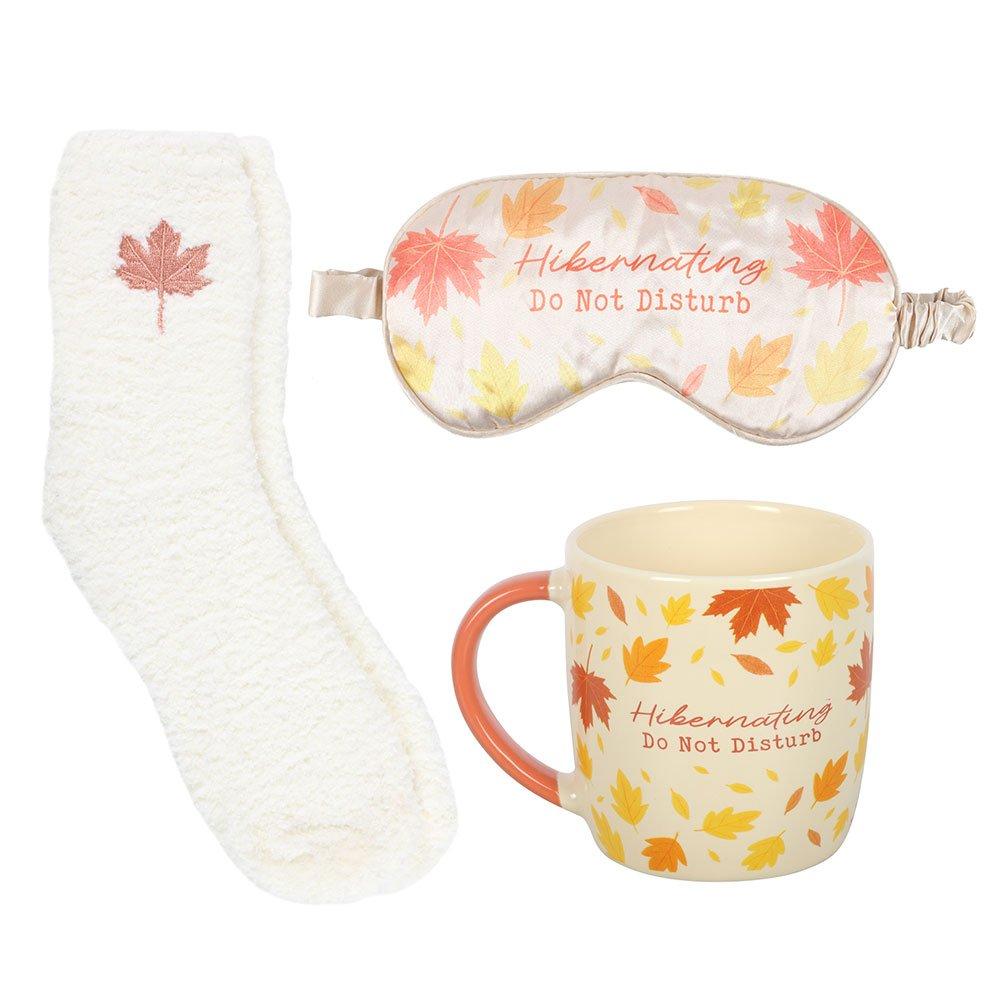 Cream - Something Different - Autumn Hibernation Kit with Mug Socks and Eye Mas - 2