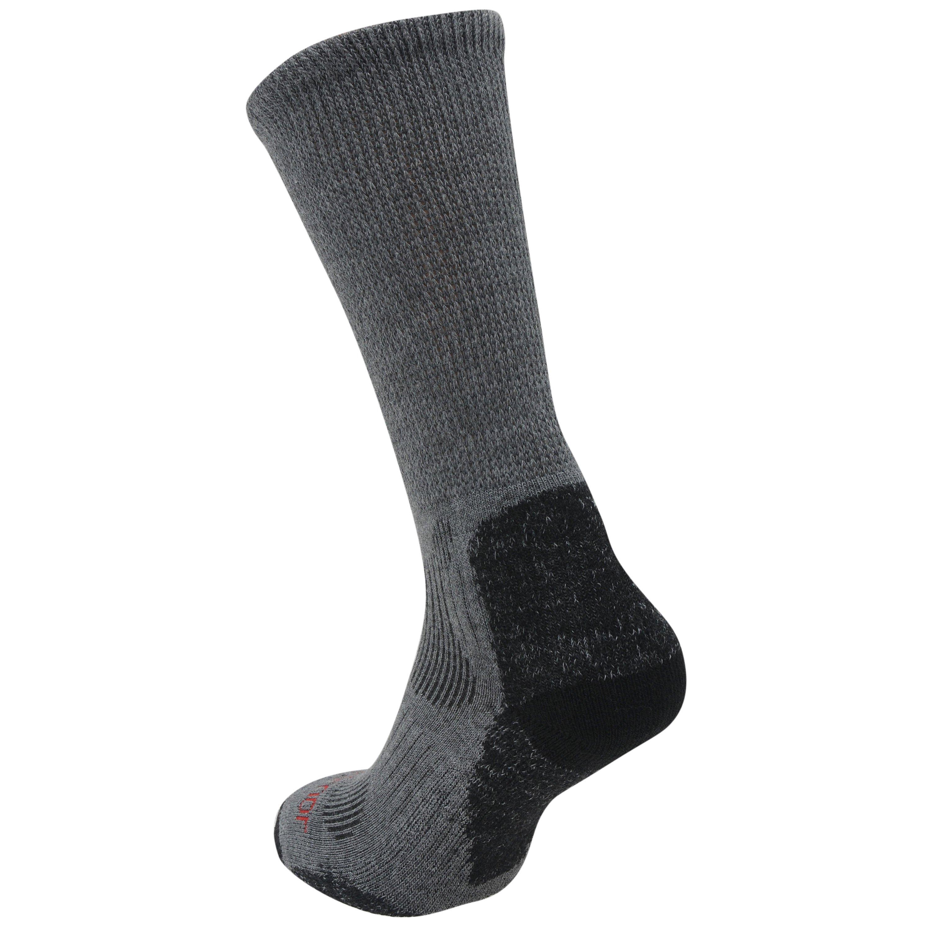 Grey/Black - Karrimor - Merino Fibre Lightweight Walking Socks Mens - 2