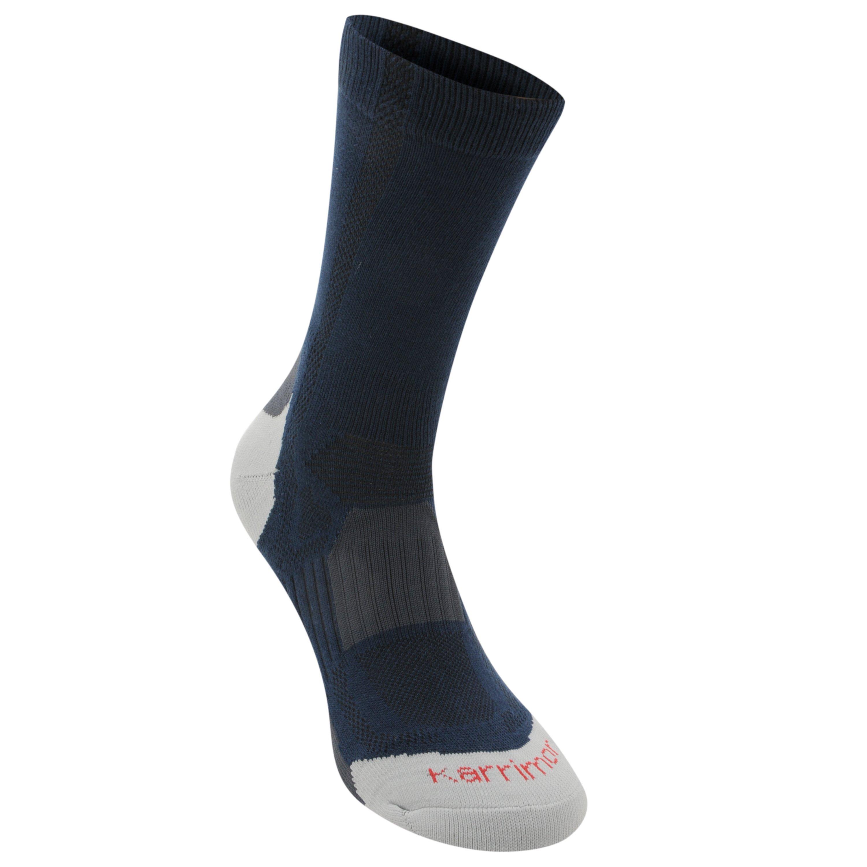 Navy - Karrimor - 2 Pack Walking Socks Mens - 2