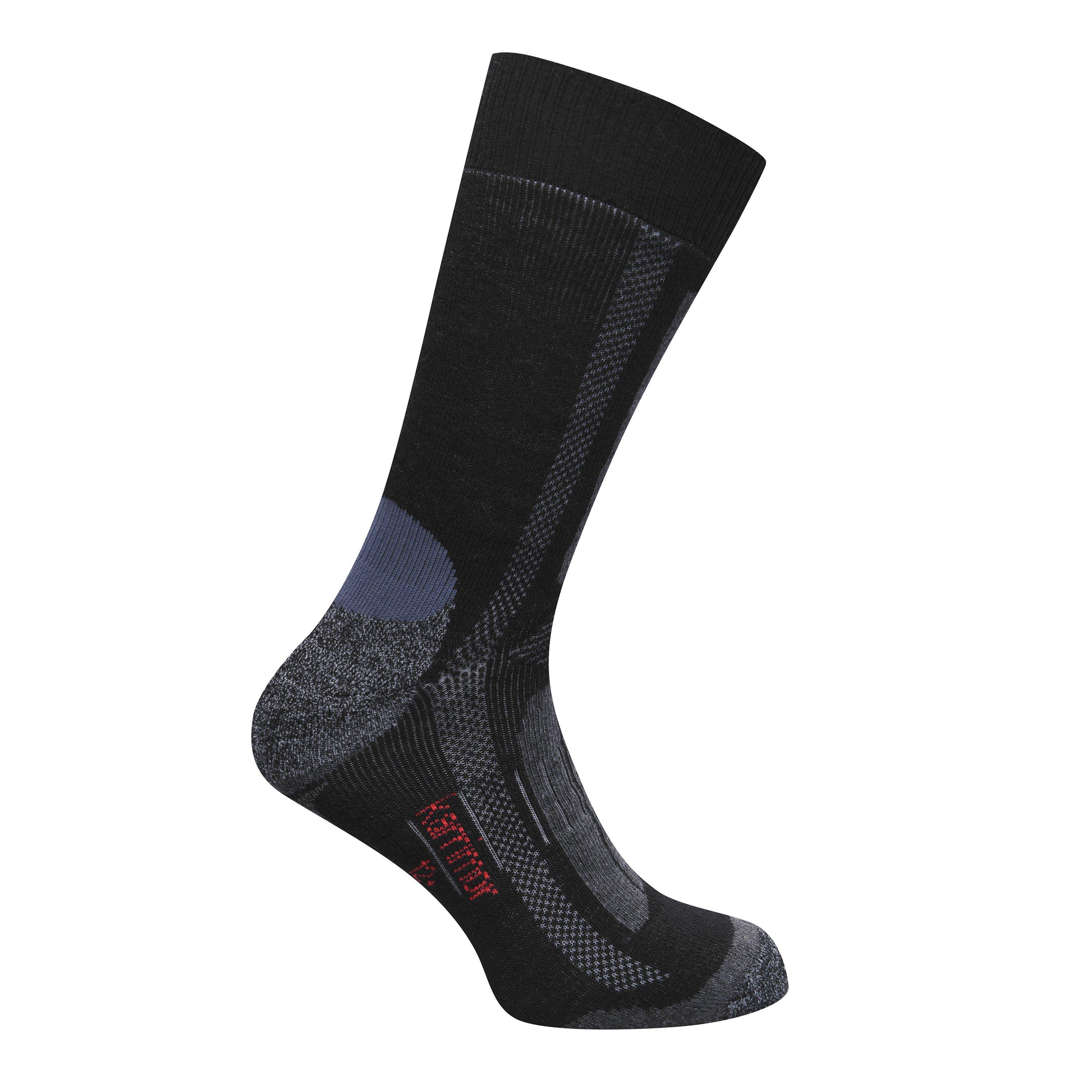 Karrimor Men's Trekking Socks Two Pack - Black - Mens 12+