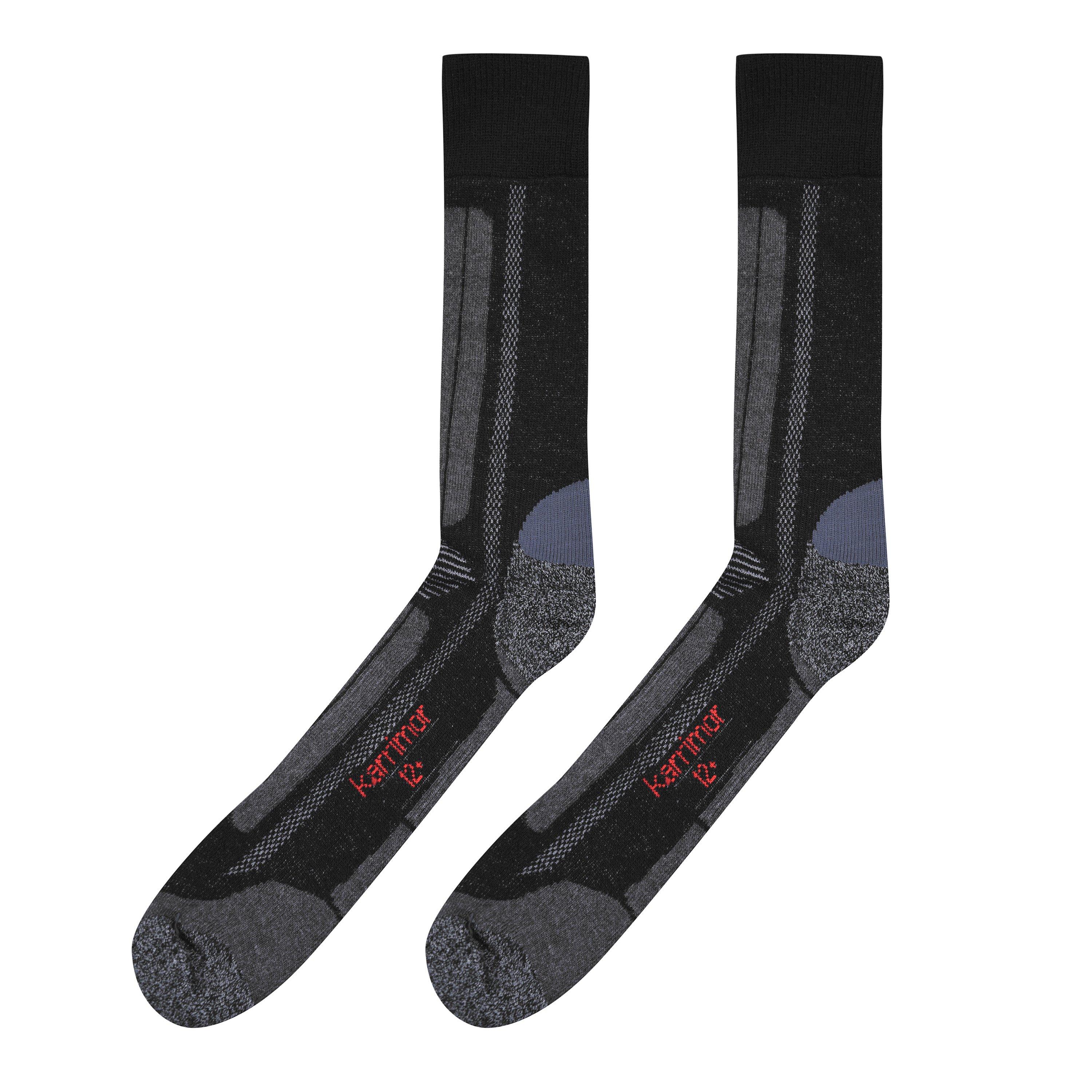 Black - Karrimor - Trekking Socks Two Pack Mens - 2