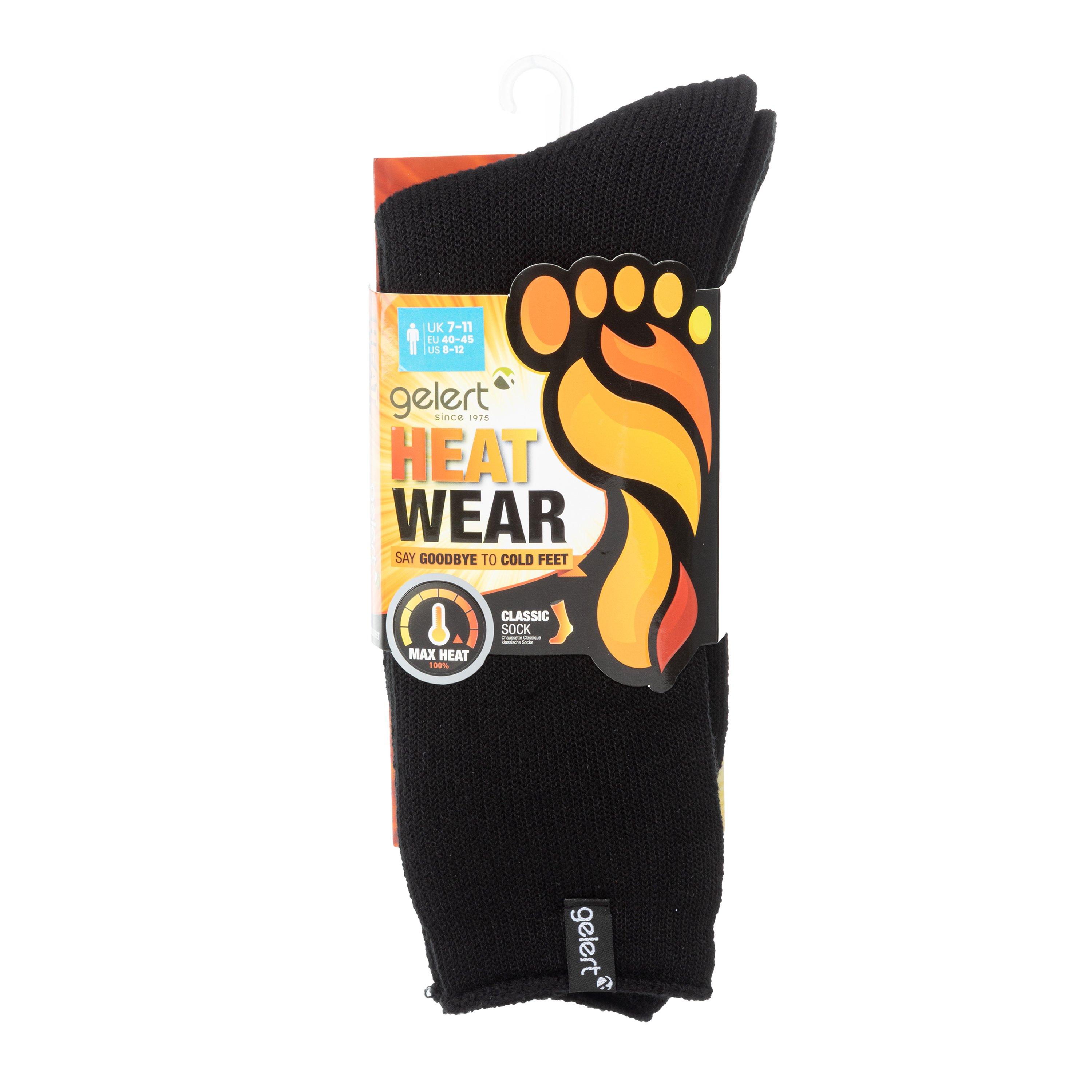 Schwarz - Gelert - Heat Wear Socks Mens - 6