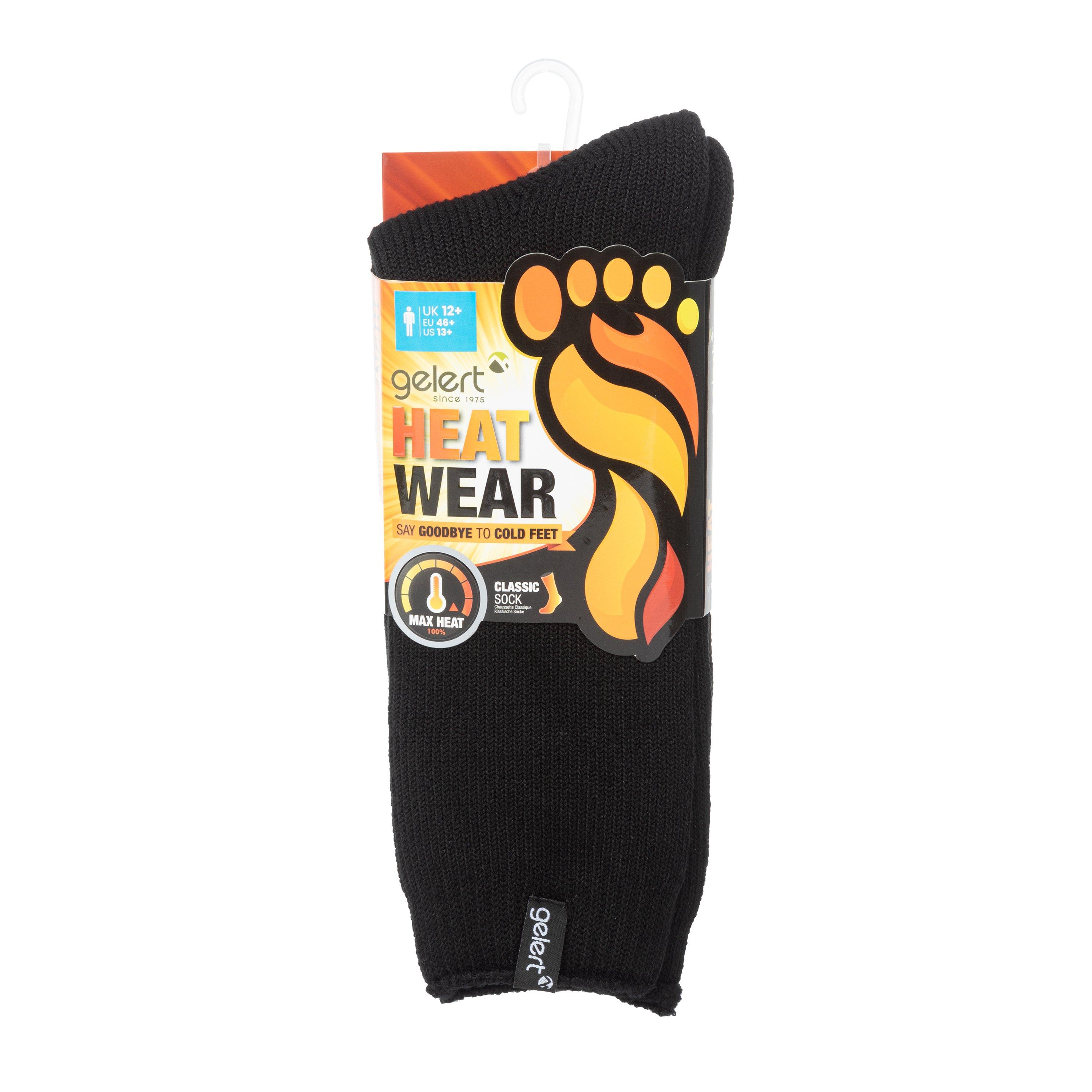 Preto - Gelert - Heat Wear Socks Mens - 6