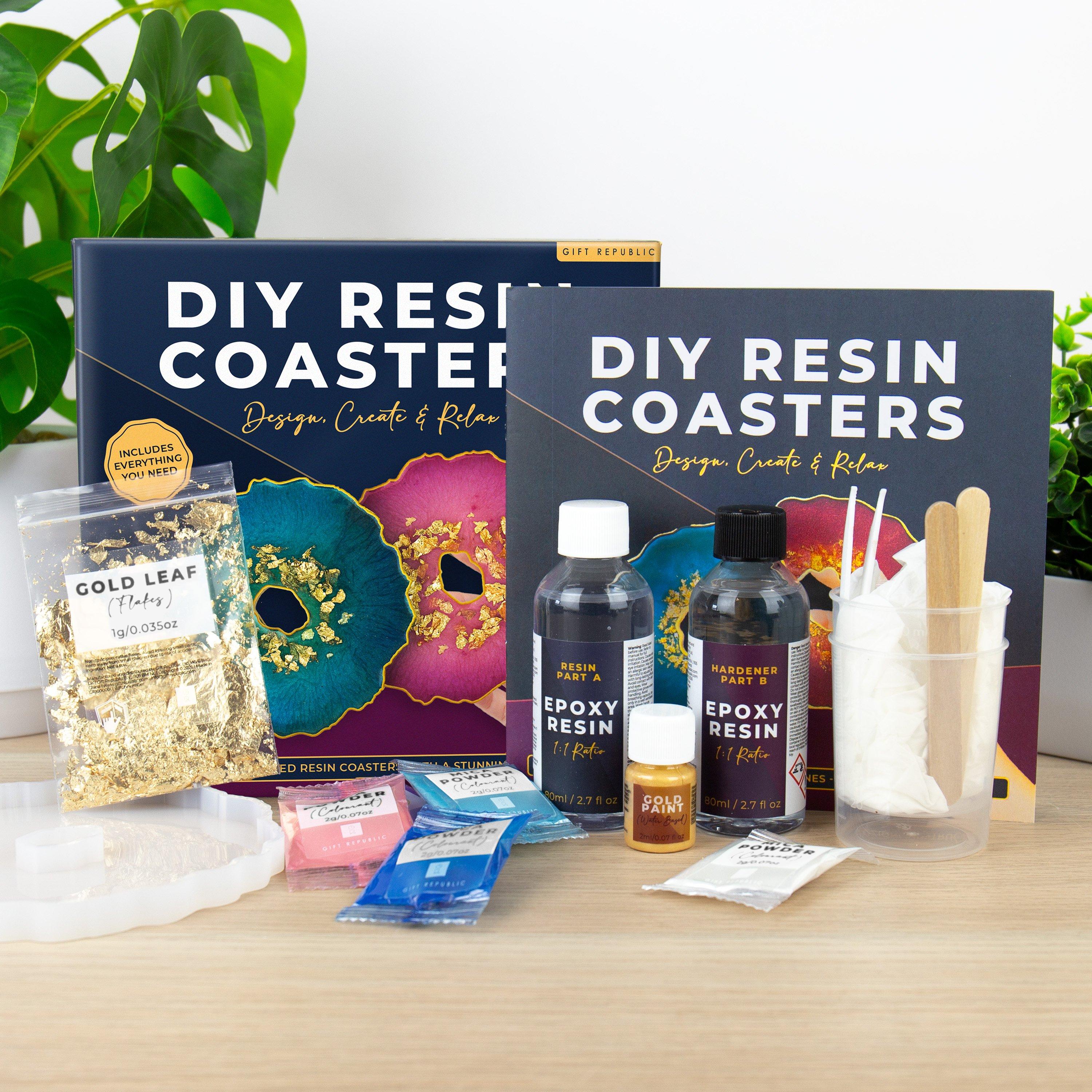 Multi - Gift Republic - DIY Resin Coasters Kit - 2