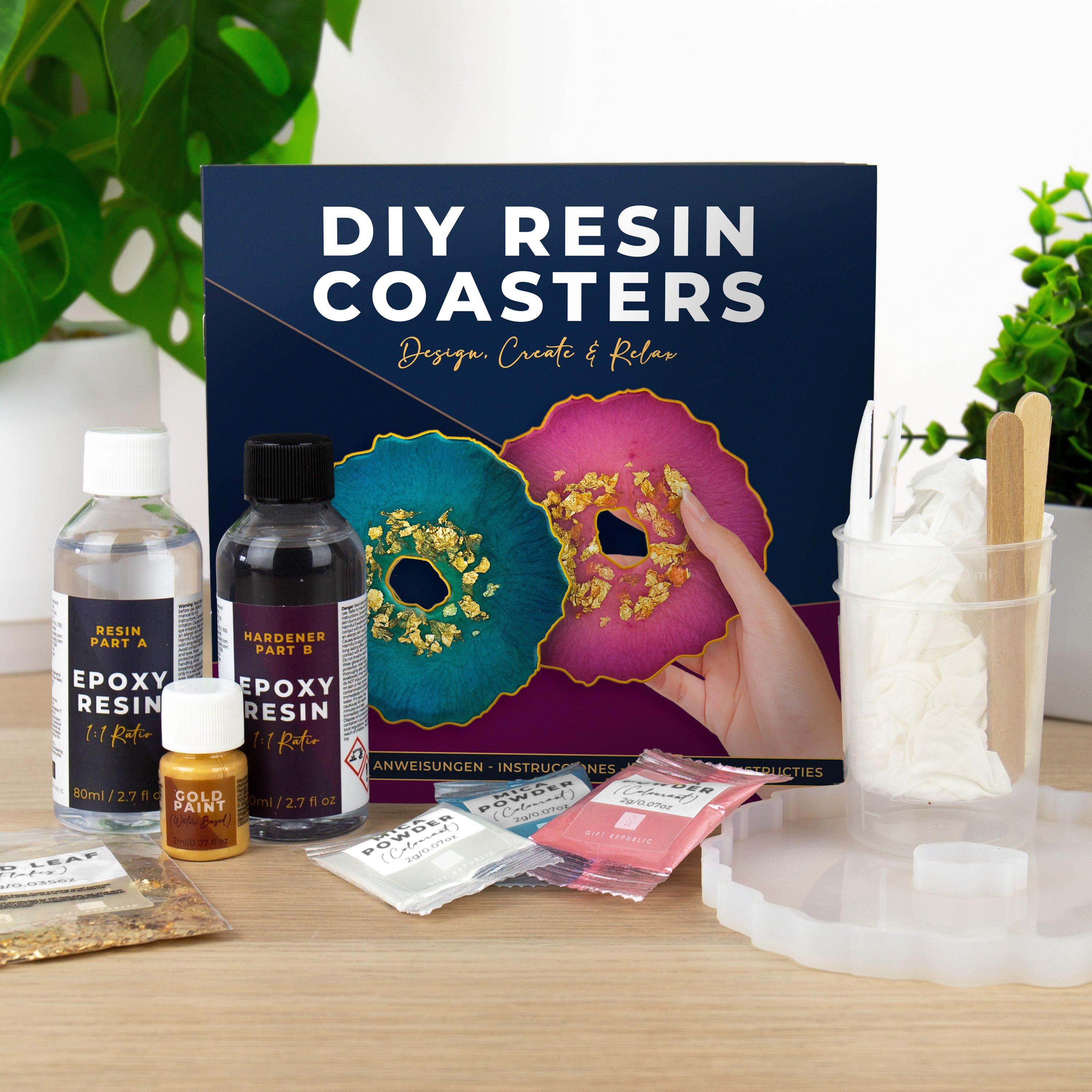Multi - Gift Republic - DIY Resin Coasters Kit - 3