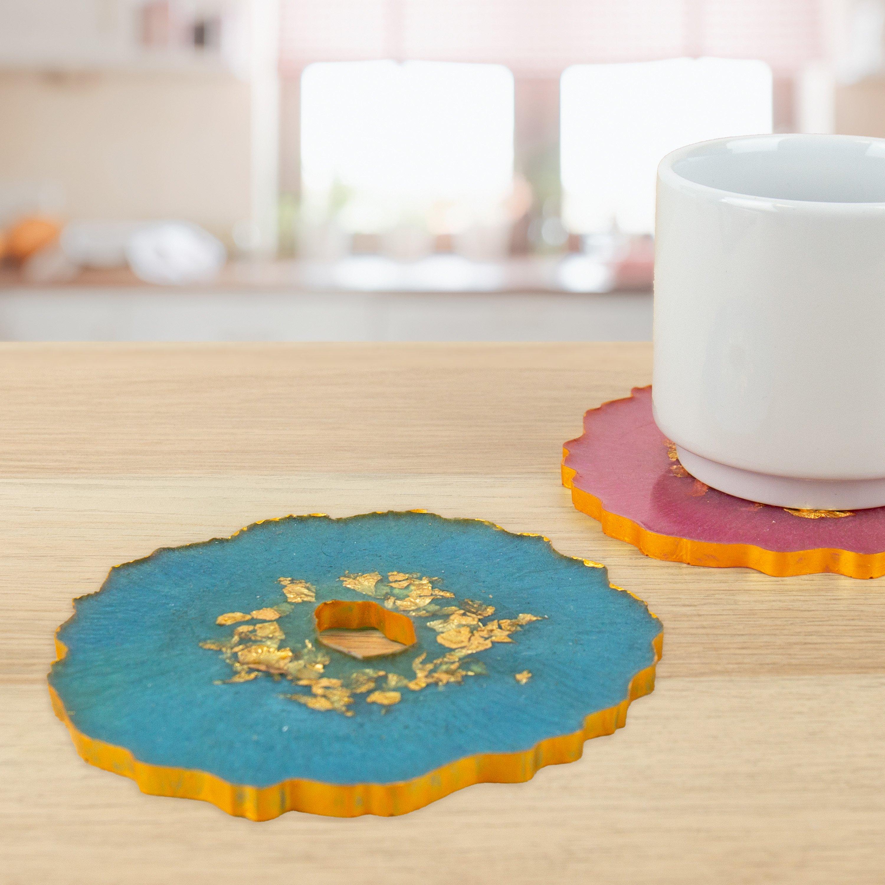 Multi - Gift Republic - DIY Resin Coasters Kit - 4