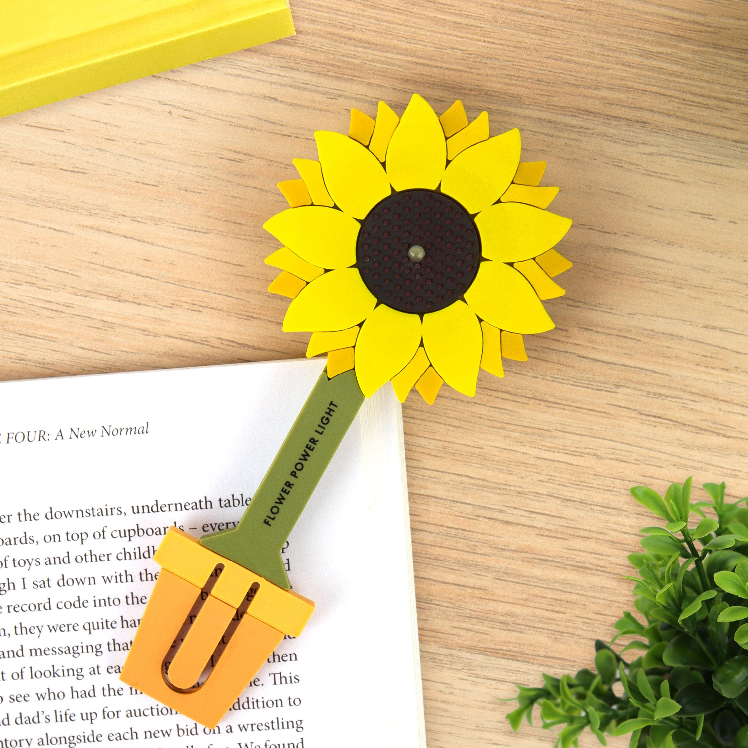 Multi - Gift Republic - Sunflower Reading Light Bookmark - 1
