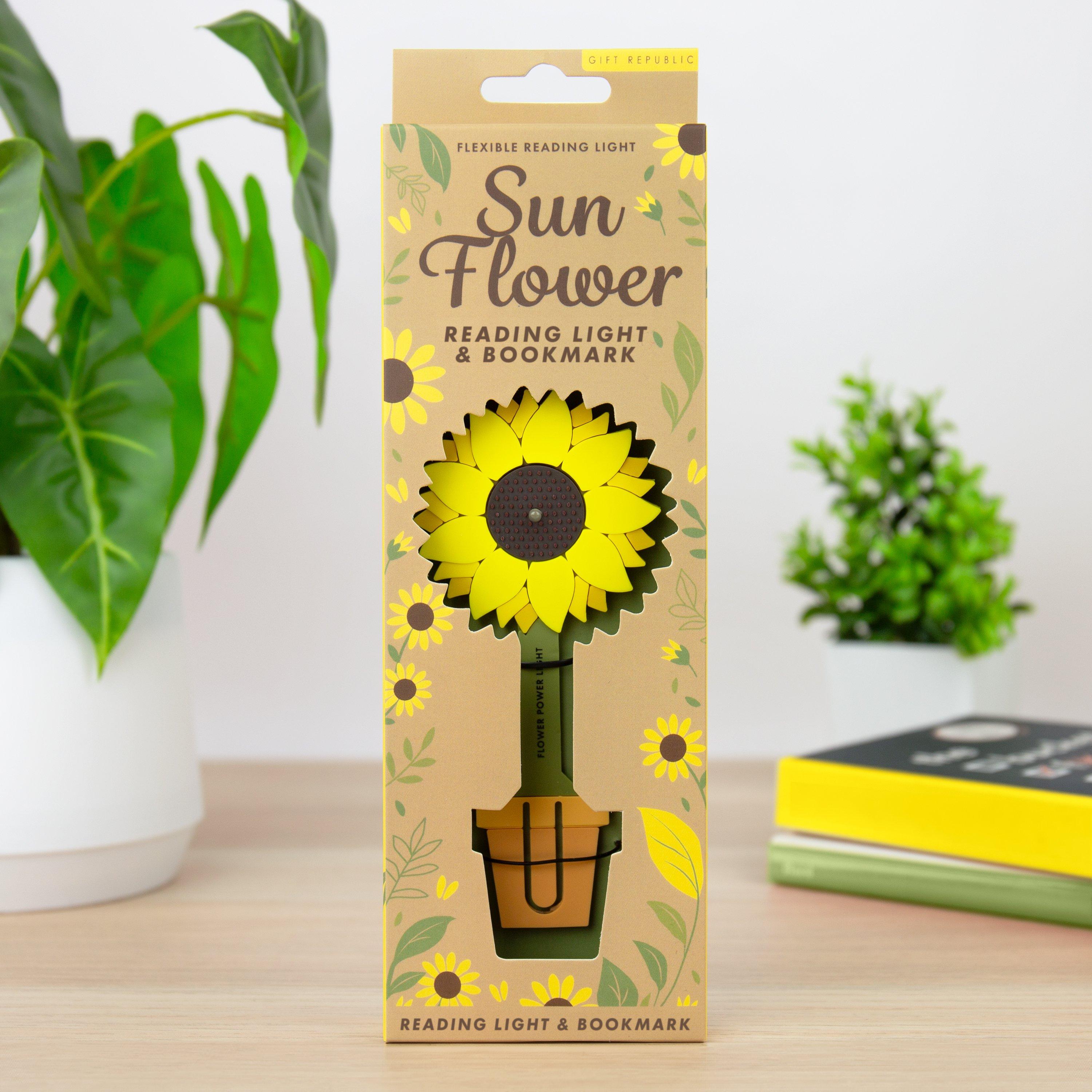 Multi - Gift Republic - Sunflower Reading Light Bookmark - 4