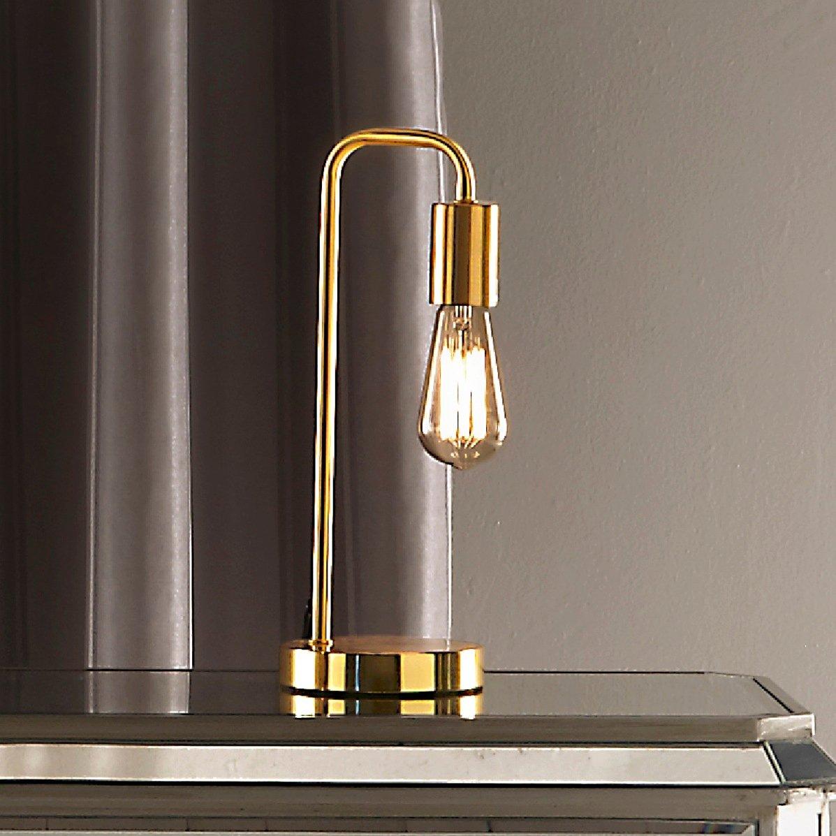 Polished Brass - K Living - Polished Brass Industrial Style Retro Table lamp - 2