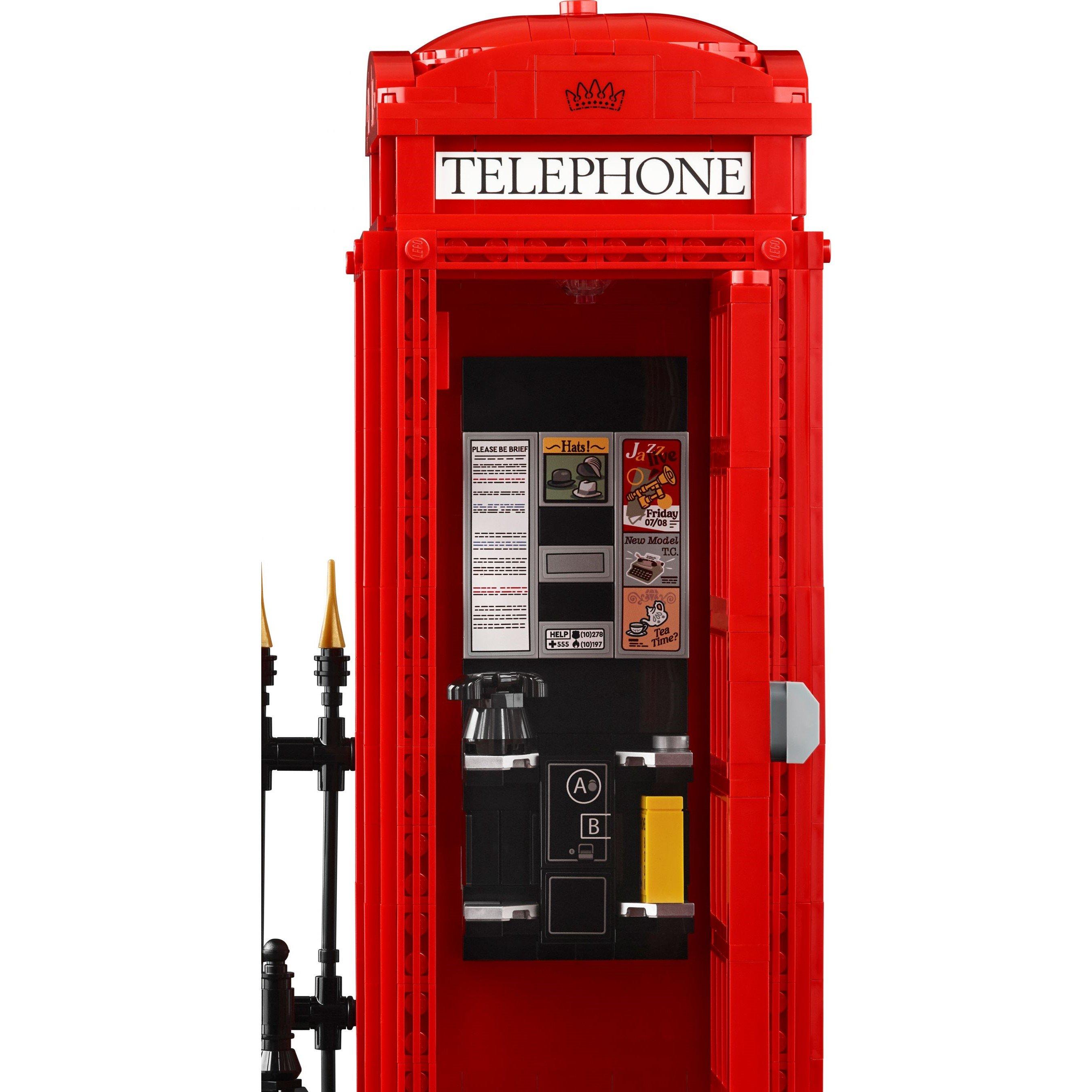 Multi - LEGO - LEGO 21347 - London Red Telephone Box - 6