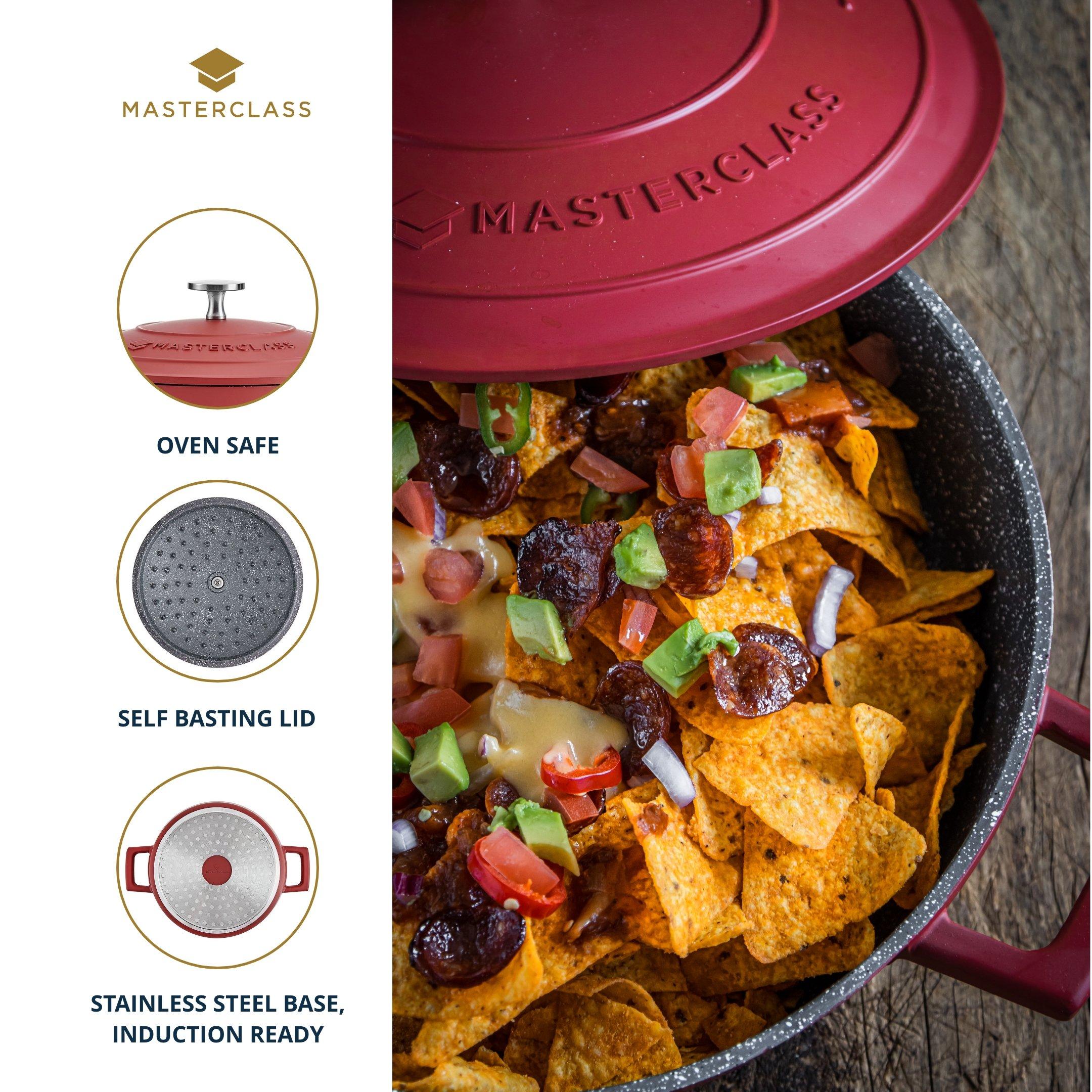 Red - MasterClass - MasterClass Casserole Dish with Lid - 4