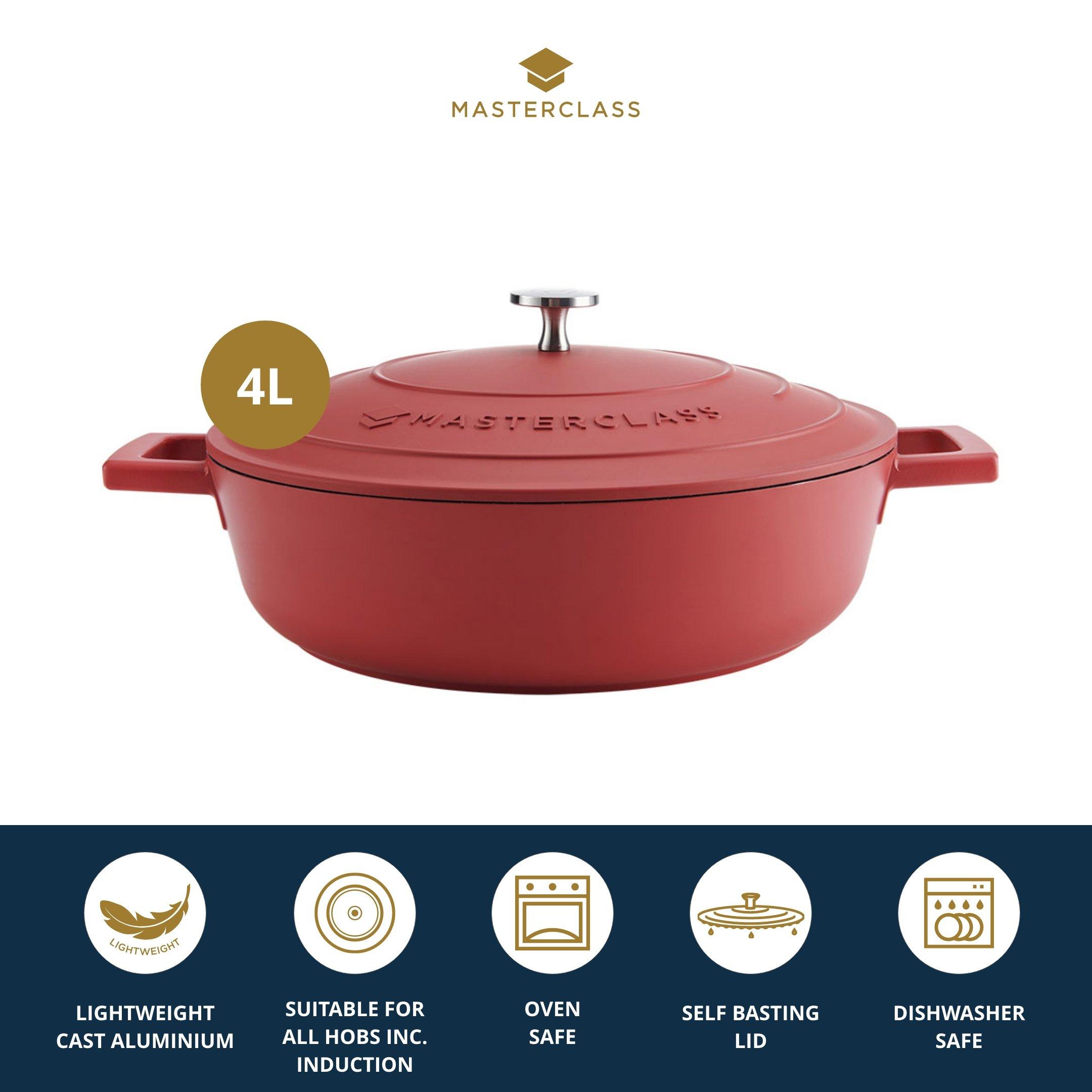Red - MasterClass - MasterClass Casserole Dish with Lid - 7