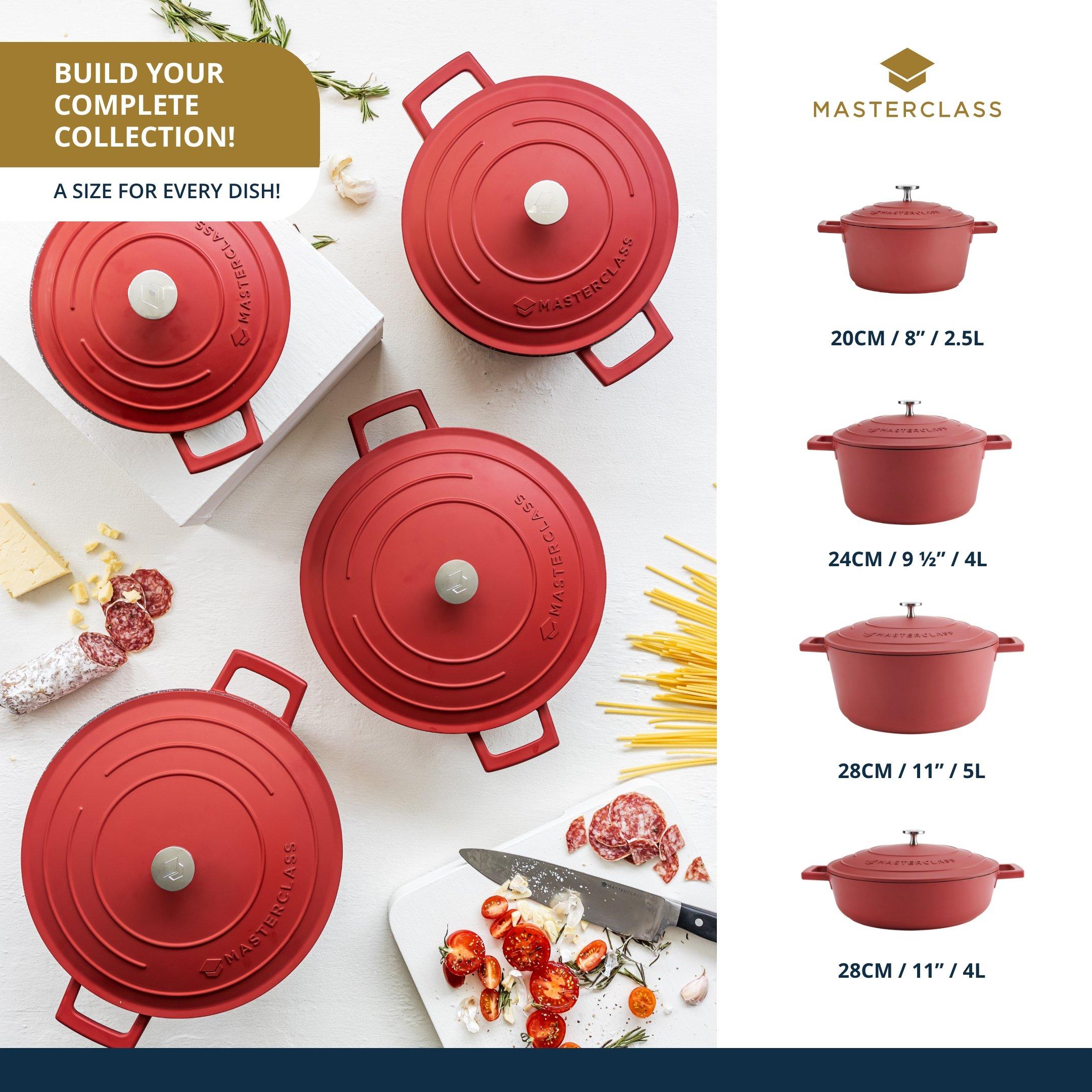Red - MasterClass - MasterClass Casserole Dish with Lid - 8