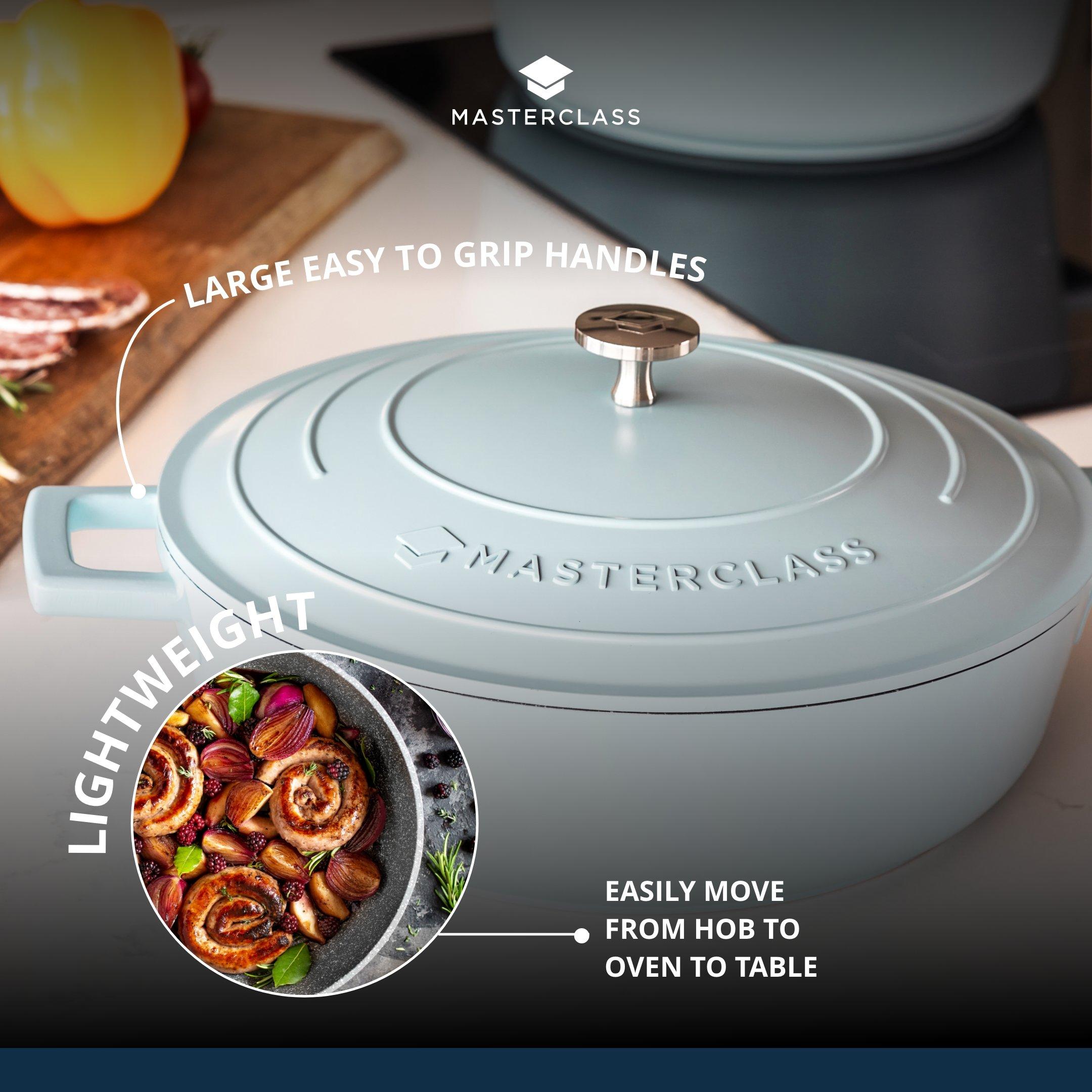 Blue - MasterClass - MasterClass Casserole Dish with Lid - 2