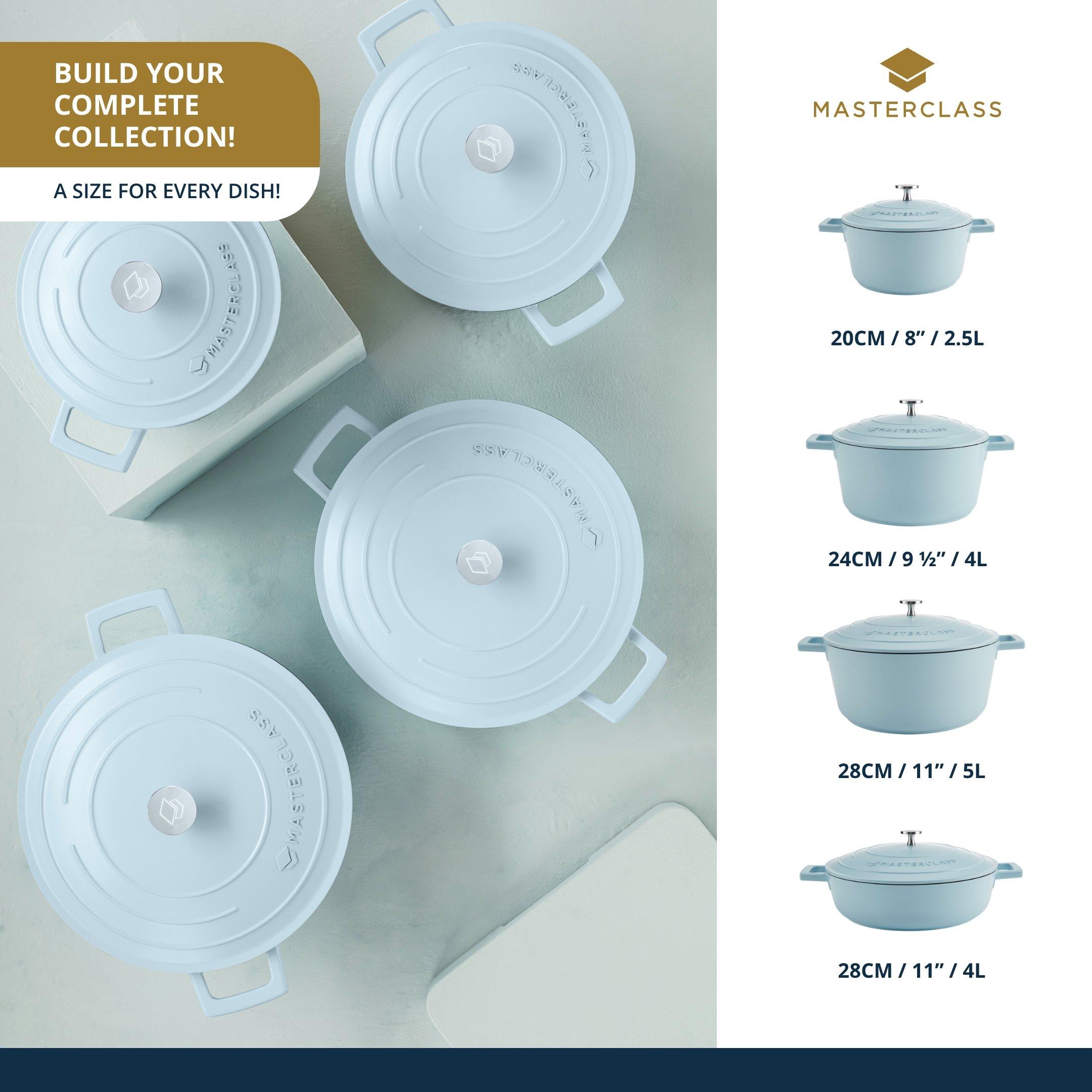 Blue - MasterClass - MasterClass Casserole Dish with Lid - 8