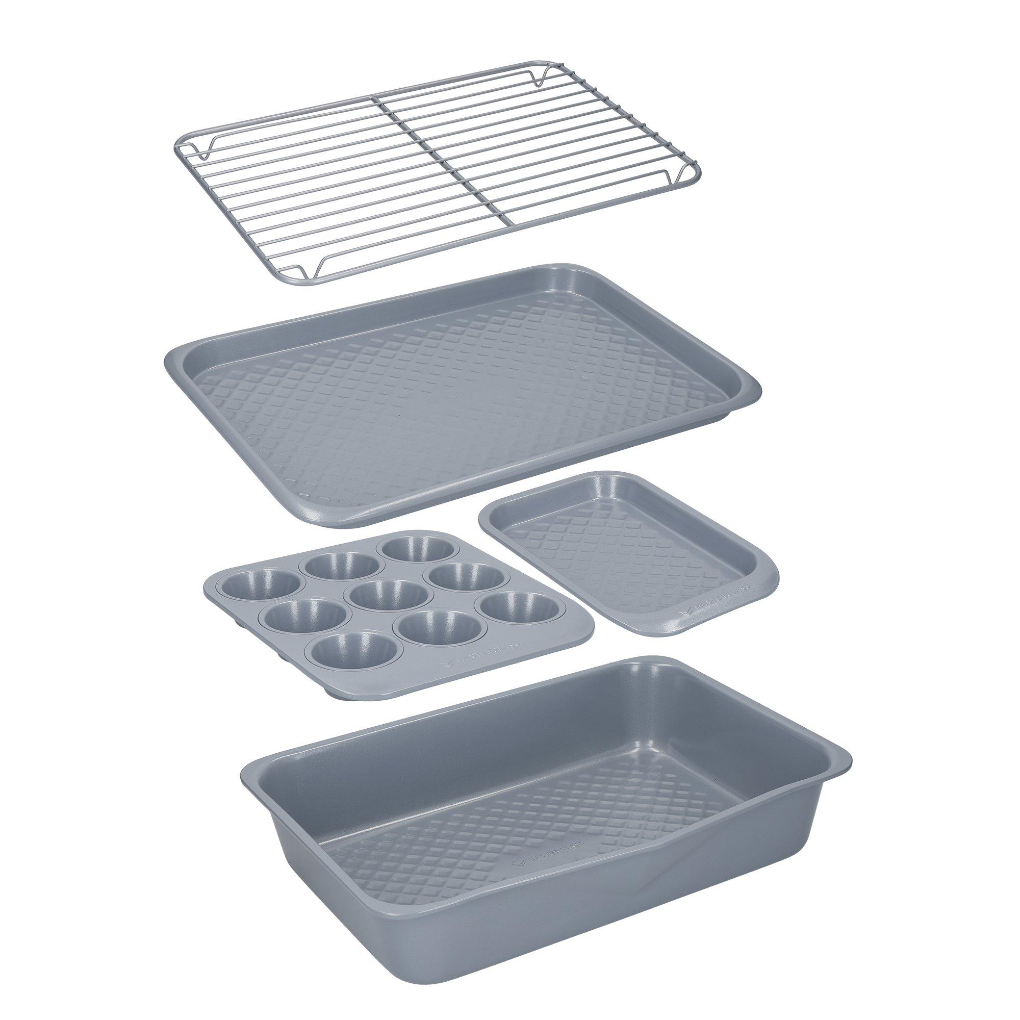 Grey - MasterClass - Smart Ceramic 5-Piece Stackable Bakewa - 1