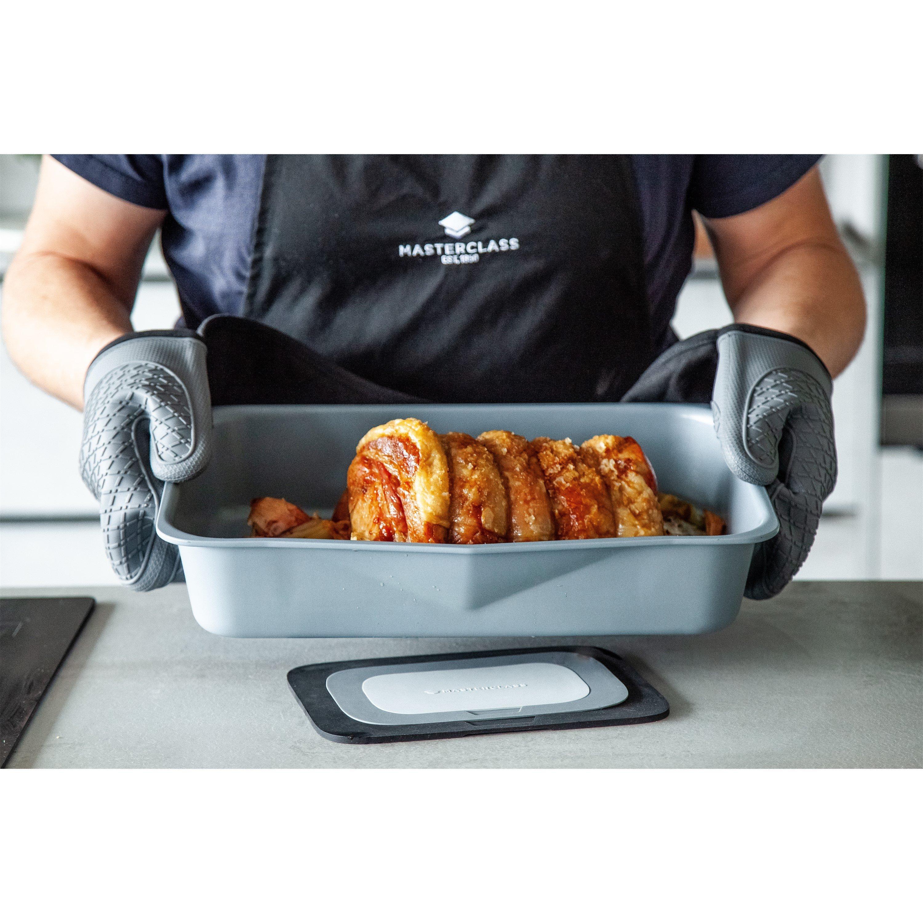 Grey - MasterClass - MasterClass Smart Ceramic 5-Piece Stackable Bakewa - 4