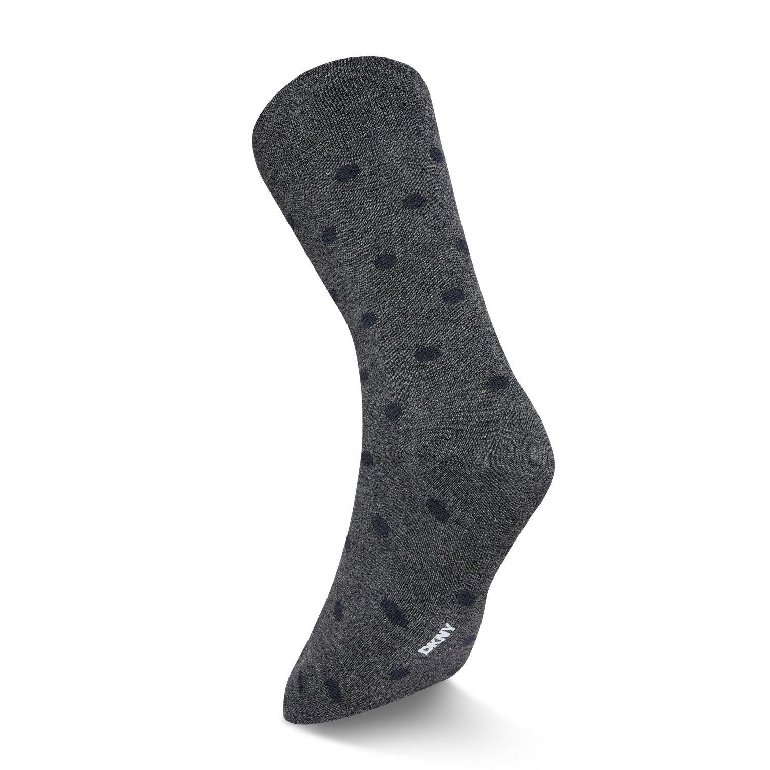 Char/Blk - DKNY - DKNY Mens 3 pack Socks Sutton - 2