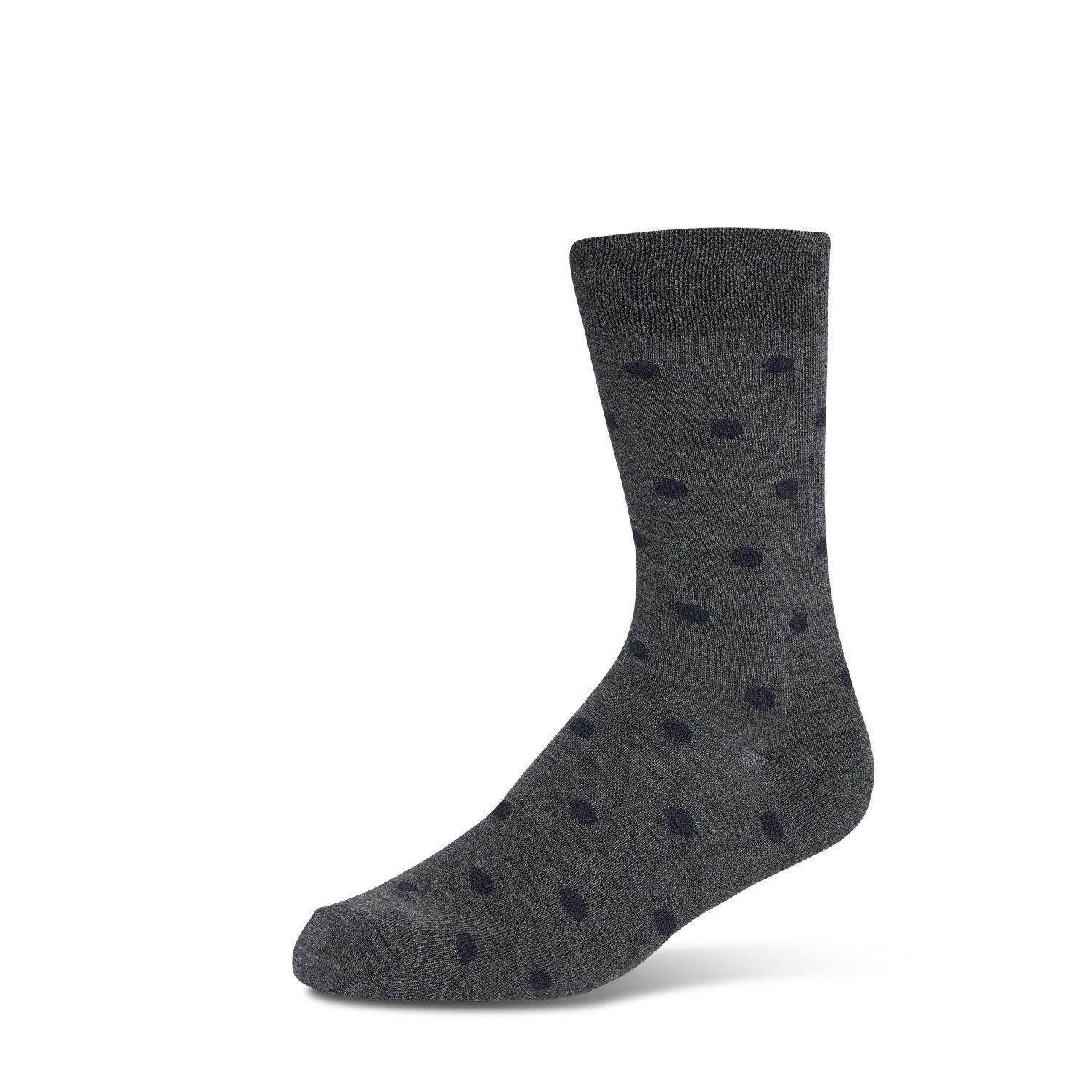Char/Blk - DKNY - DKNY Mens 3 pack Socks Sutton - 5