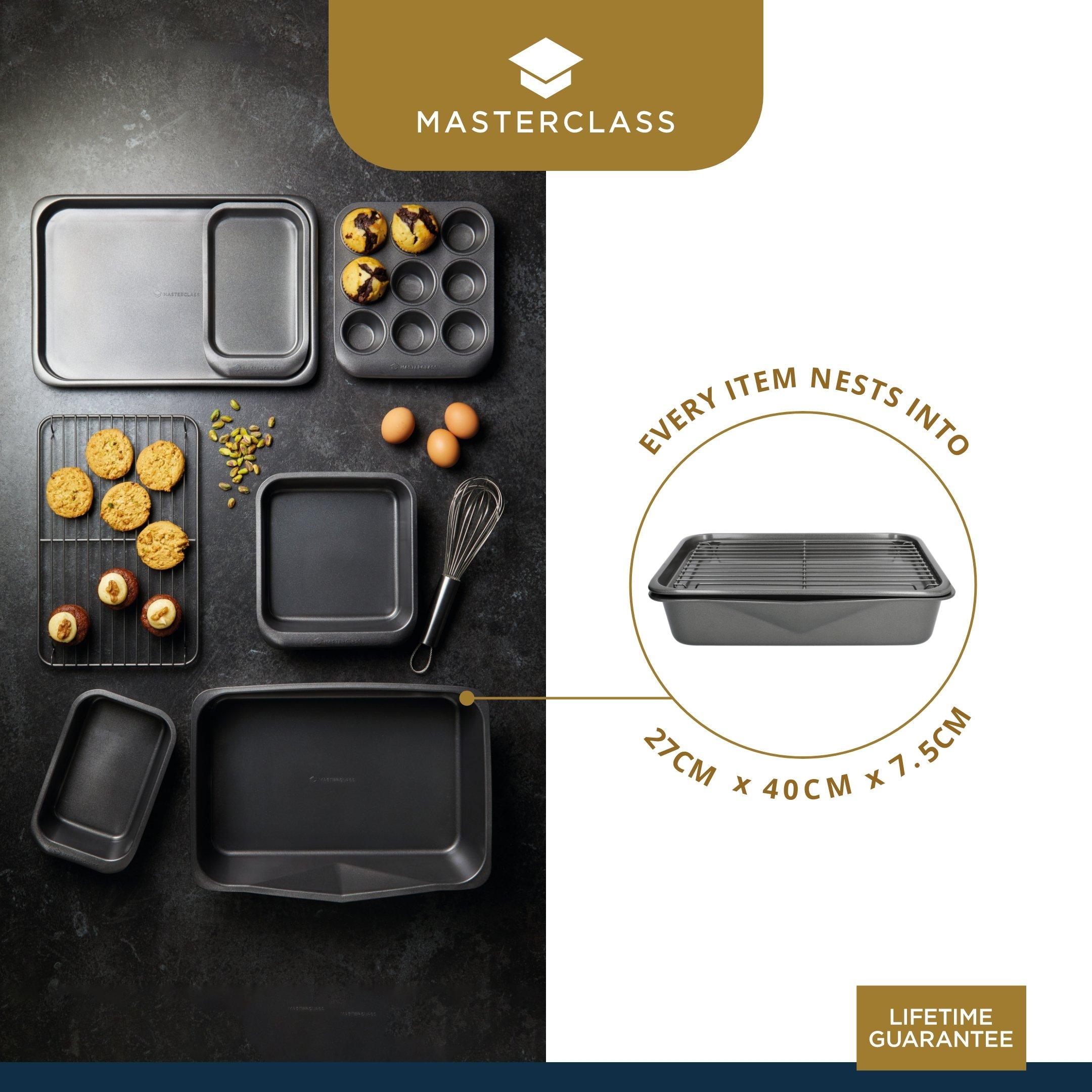 Grey - MasterClass - MasterClass Stacking Baking & Roasting Set - 5