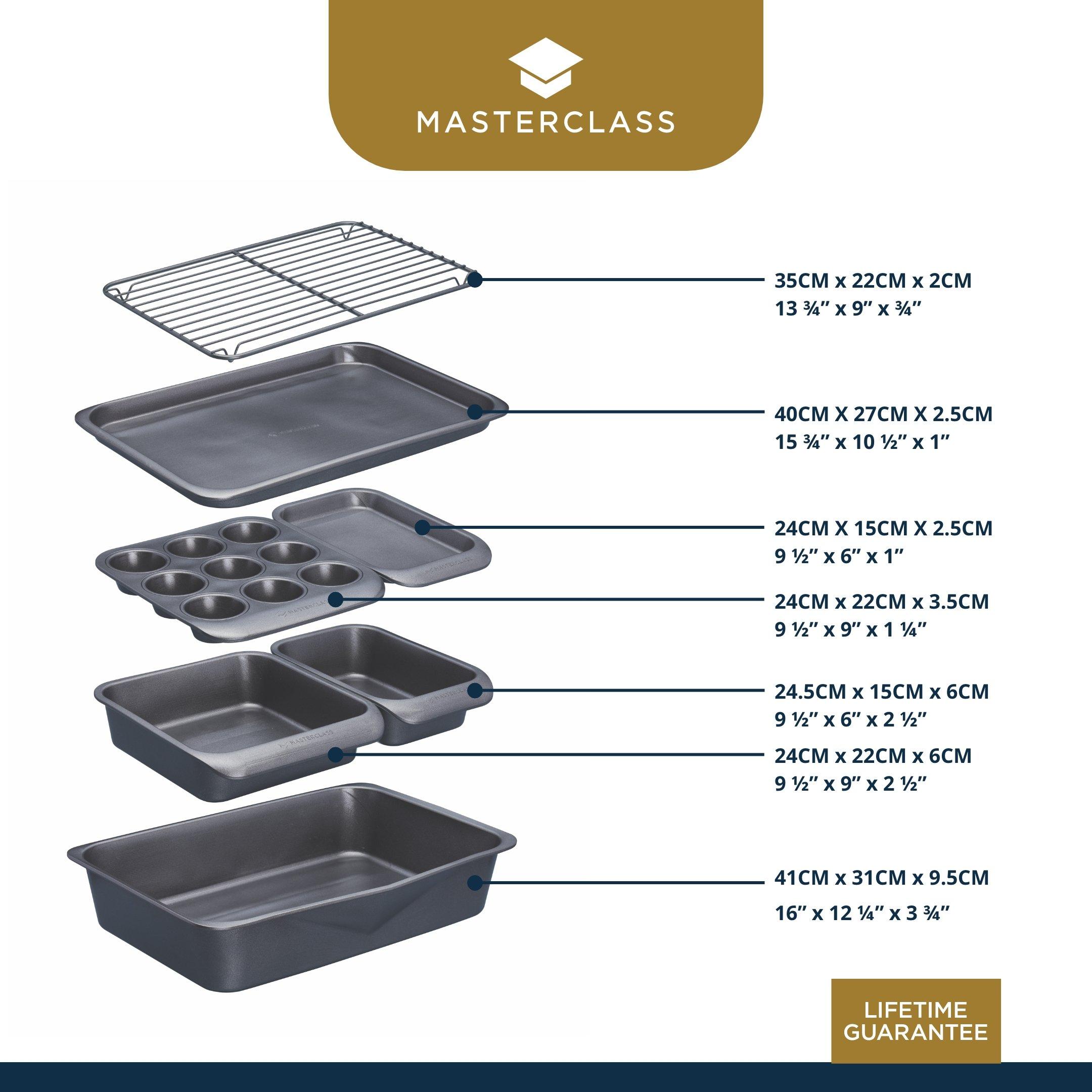 Grey - MasterClass - MasterClass Stacking Baking & Roasting Set - 7