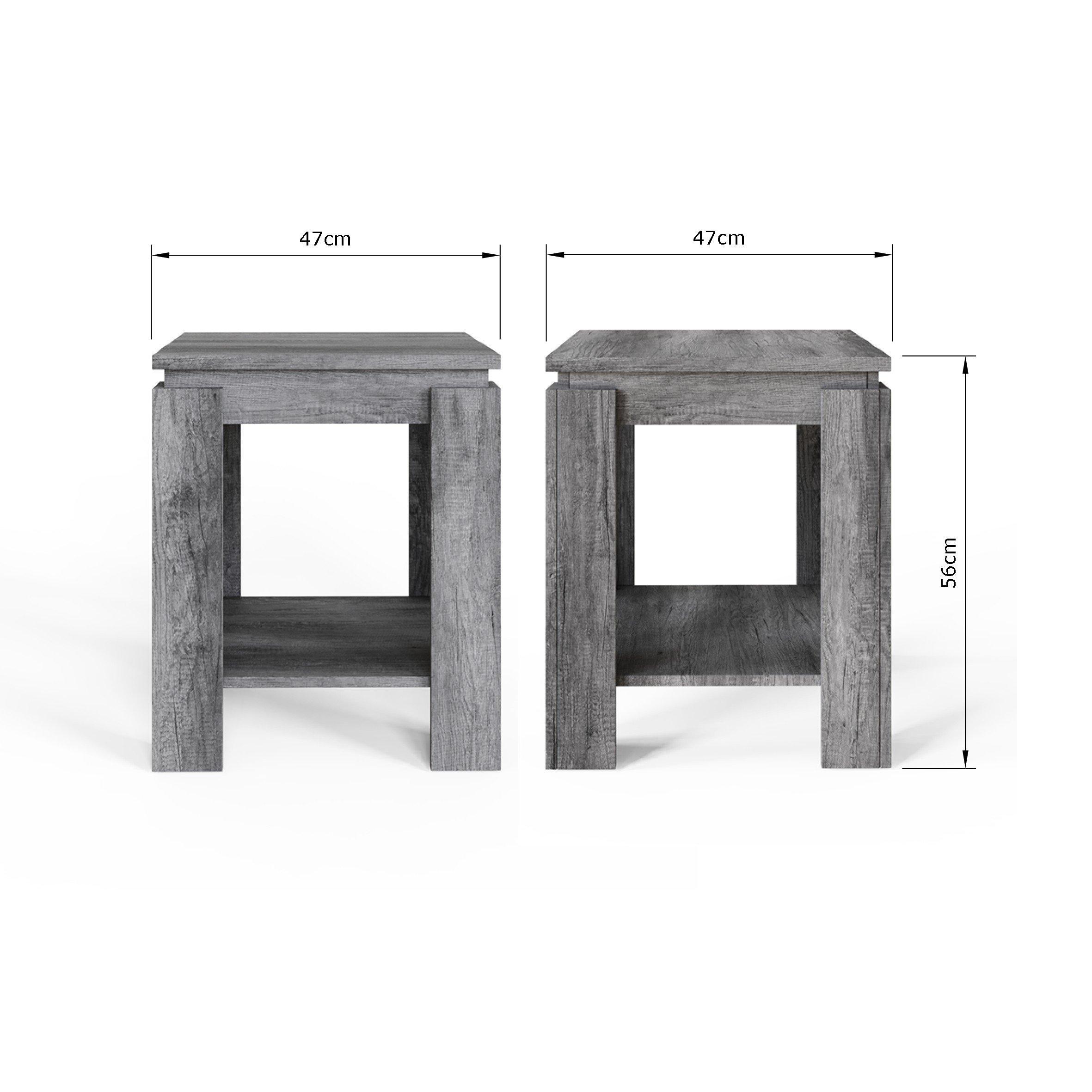 Charcoal Grey - GFW - Canyon Lamp Table Charcoal Grey - 8
