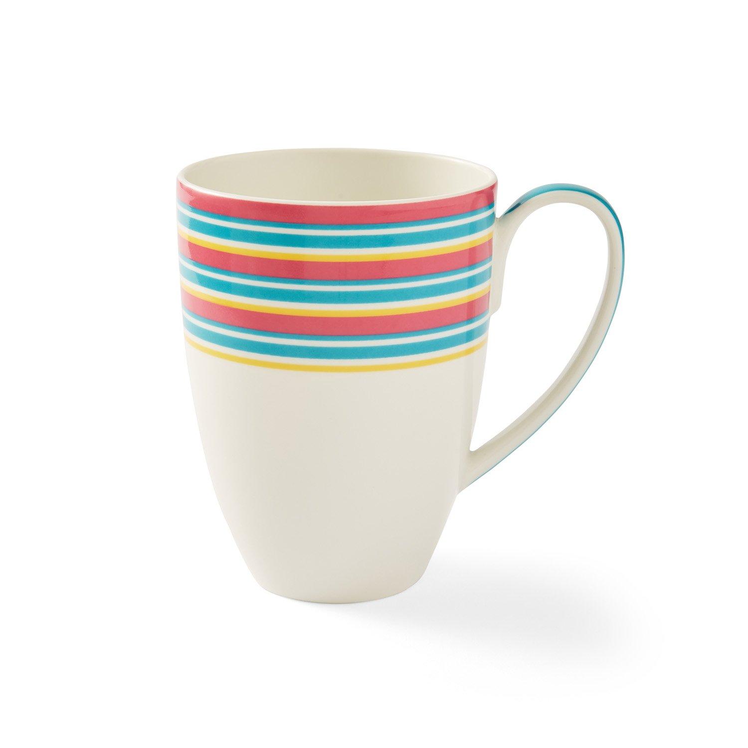 Multi - Spode Kit Kemp - Kit Kemp Calypso Stripe 4  Mugs - 2