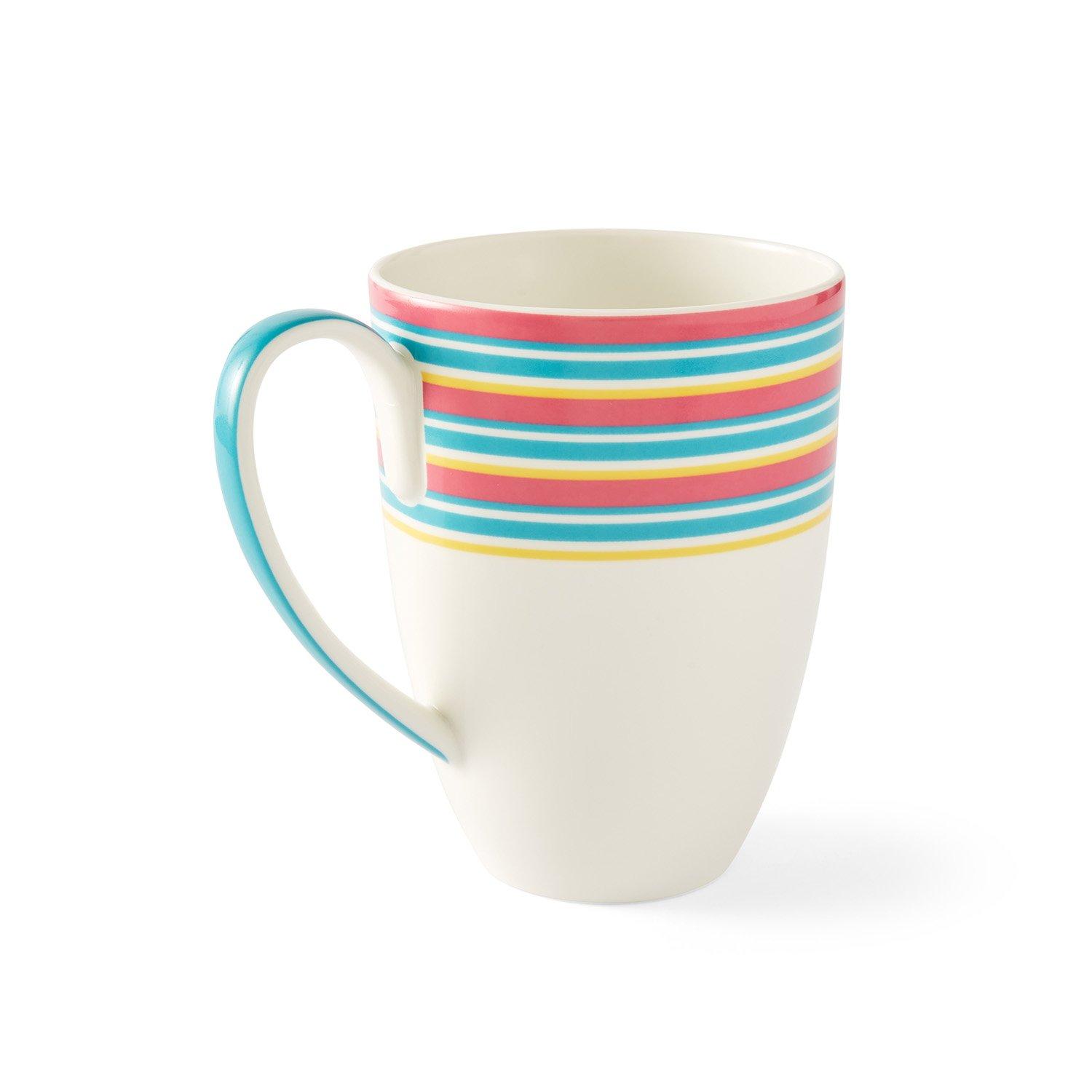 Multi - Spode Kit Kemp - Kit Kemp Calypso Stripe 4  Mugs - 3