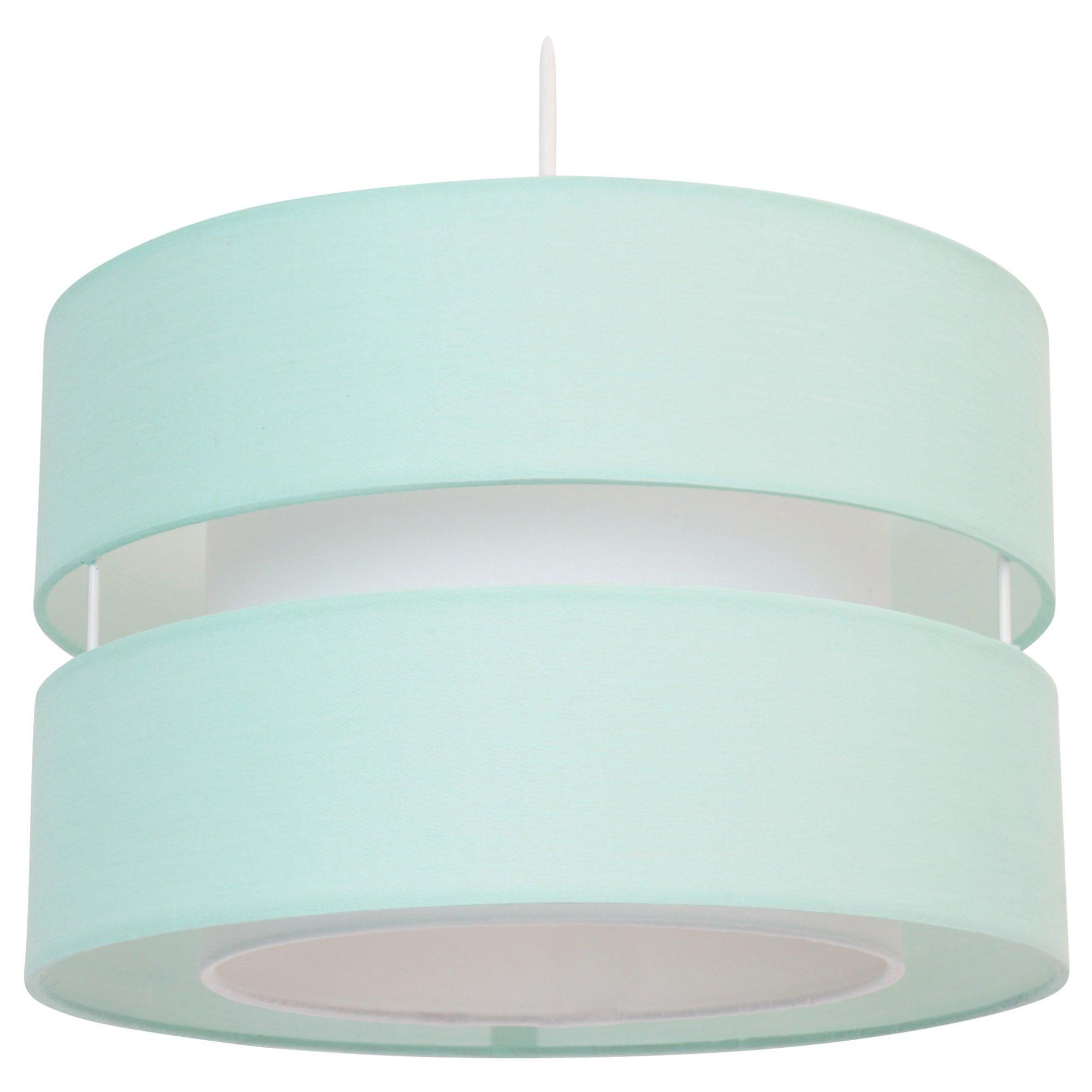Duck Egg - K Living - Duck Egg Layer Fabric Ceiling Light Shade Pendant - 3