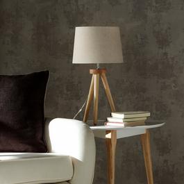 K Living Beautiful Natural Wood Tripod Table Lamp