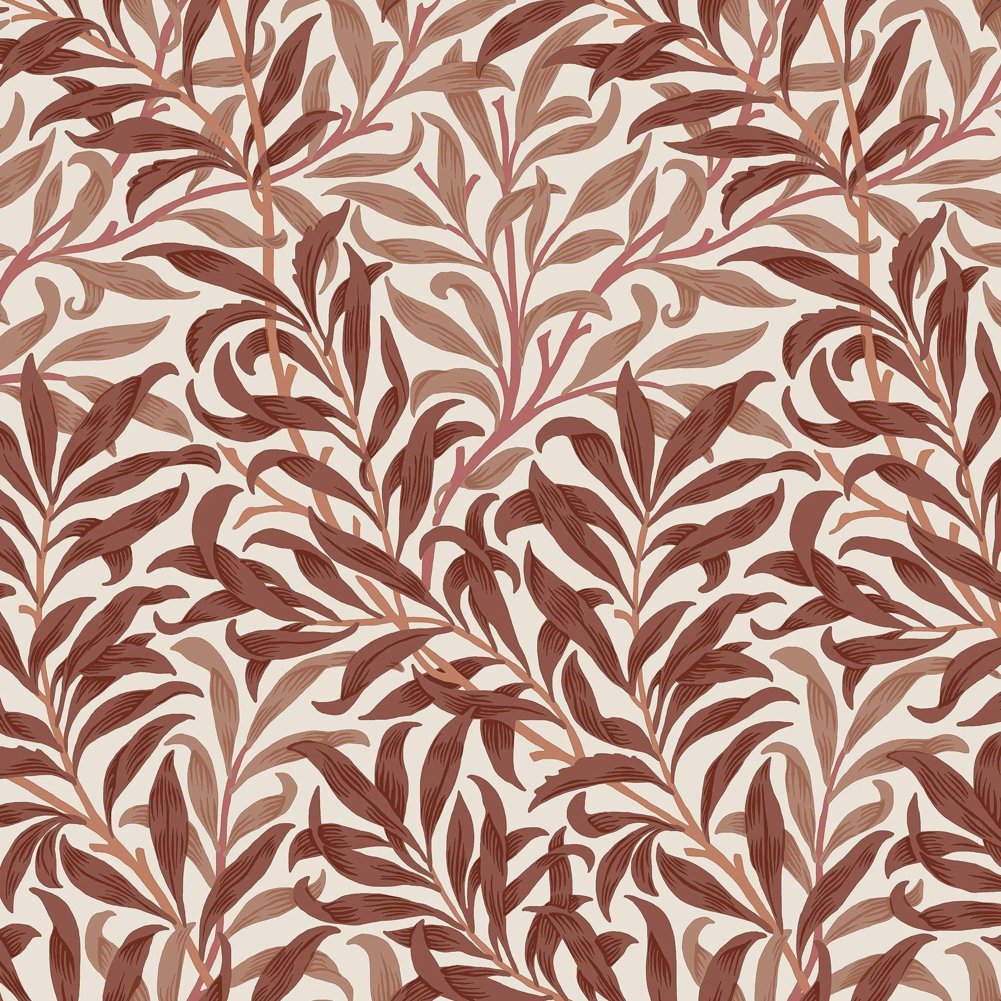 Terracotta - William Morris at Home - Willow Bough Wallpaper - 1