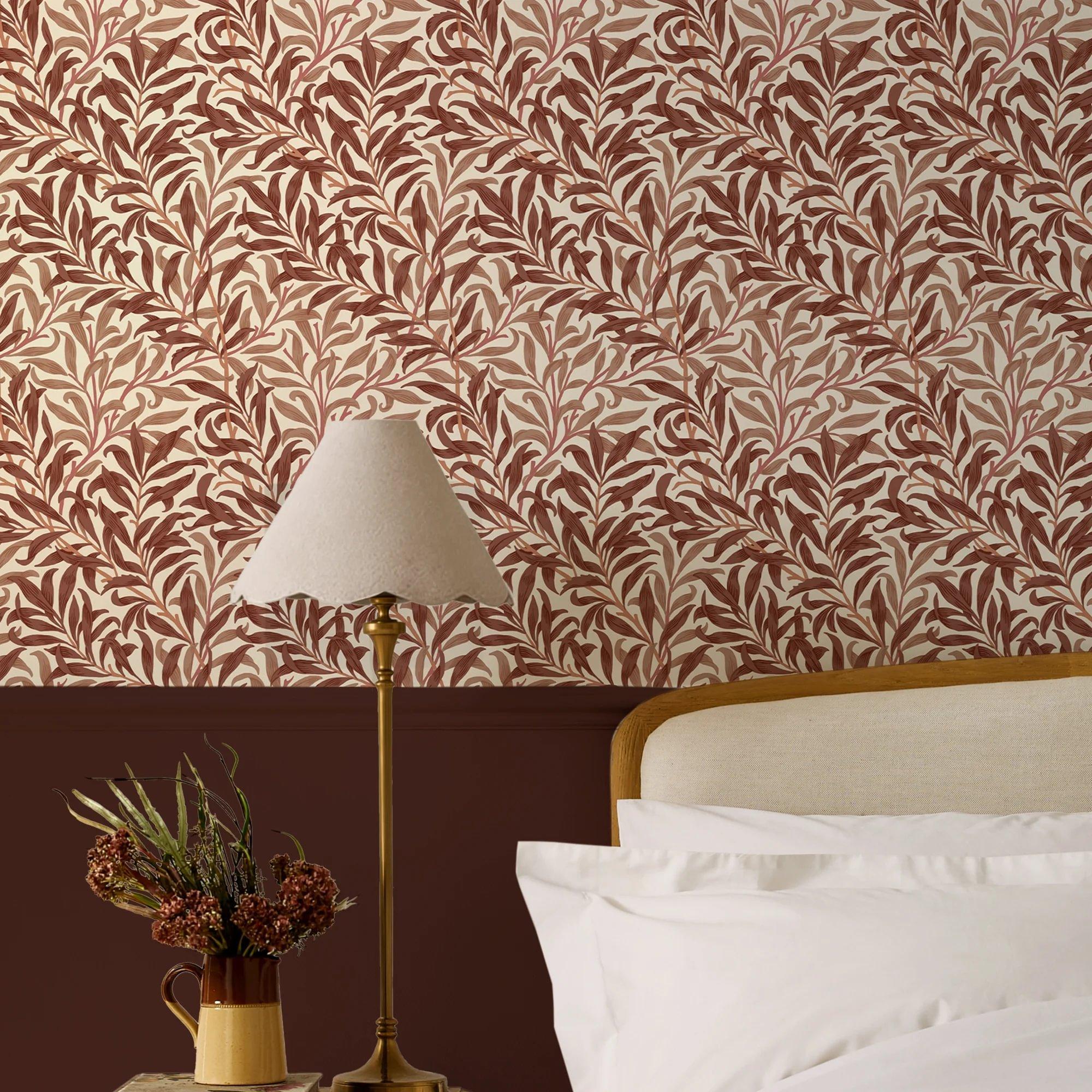 Terracotta - William Morris at Home - Willow Bough Wallpaper - 2