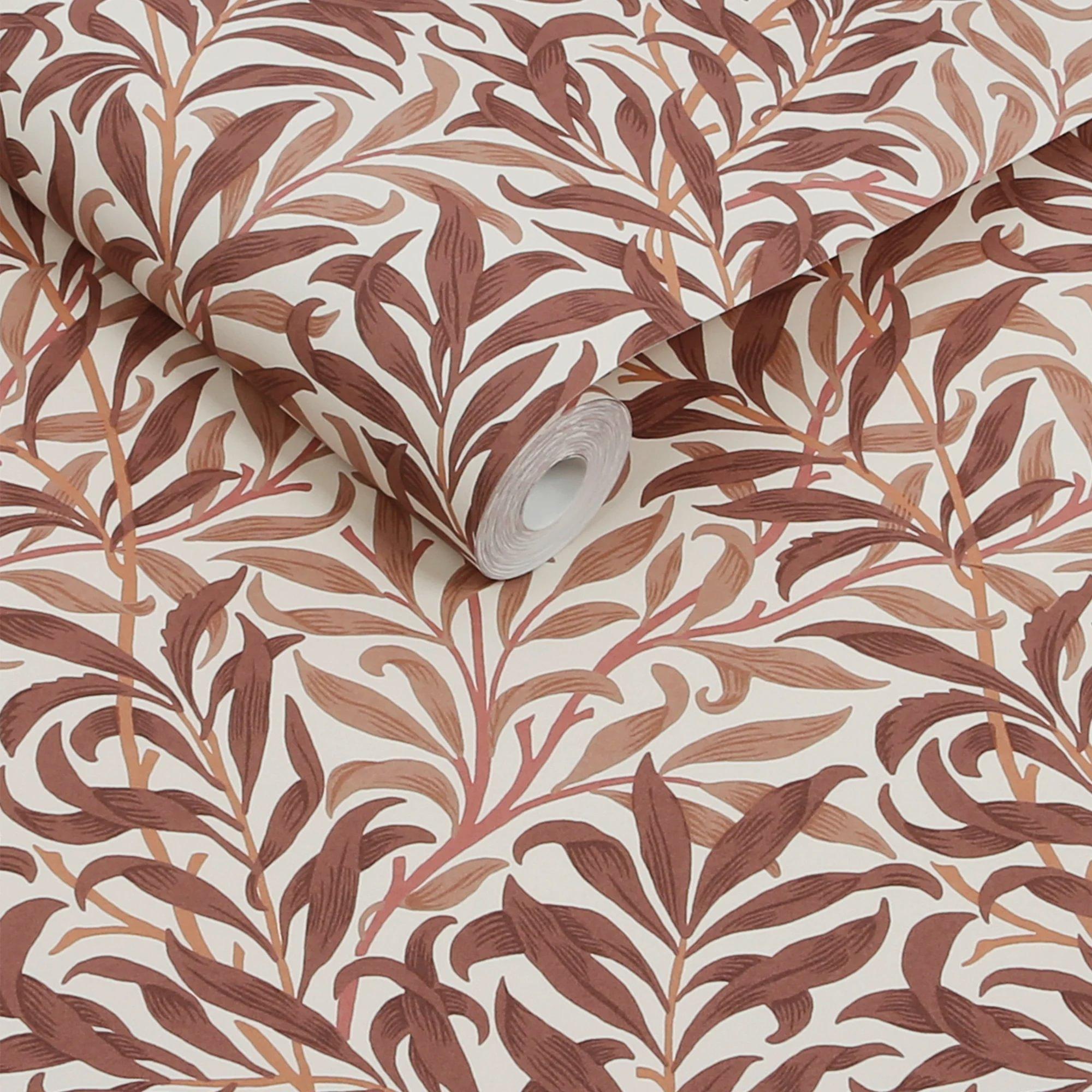 Terracotta - William Morris at Home - Willow Bough Wallpaper - 3