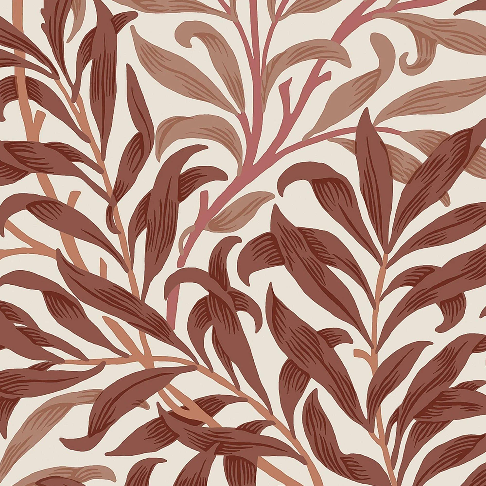 Terracotta - William Morris at Home - Willow Bough Wallpaper - 4