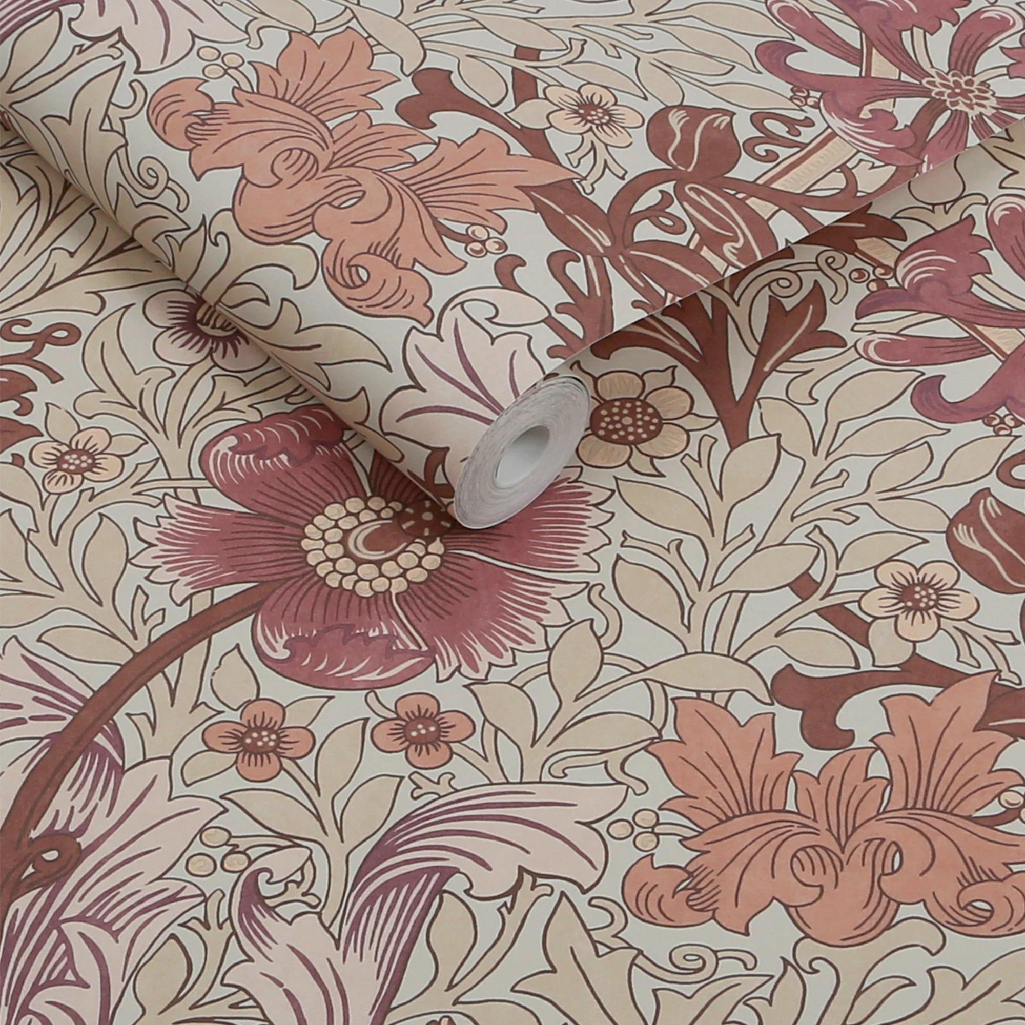 Sienna - William Morris at Home - Compton Wallpaper - 3