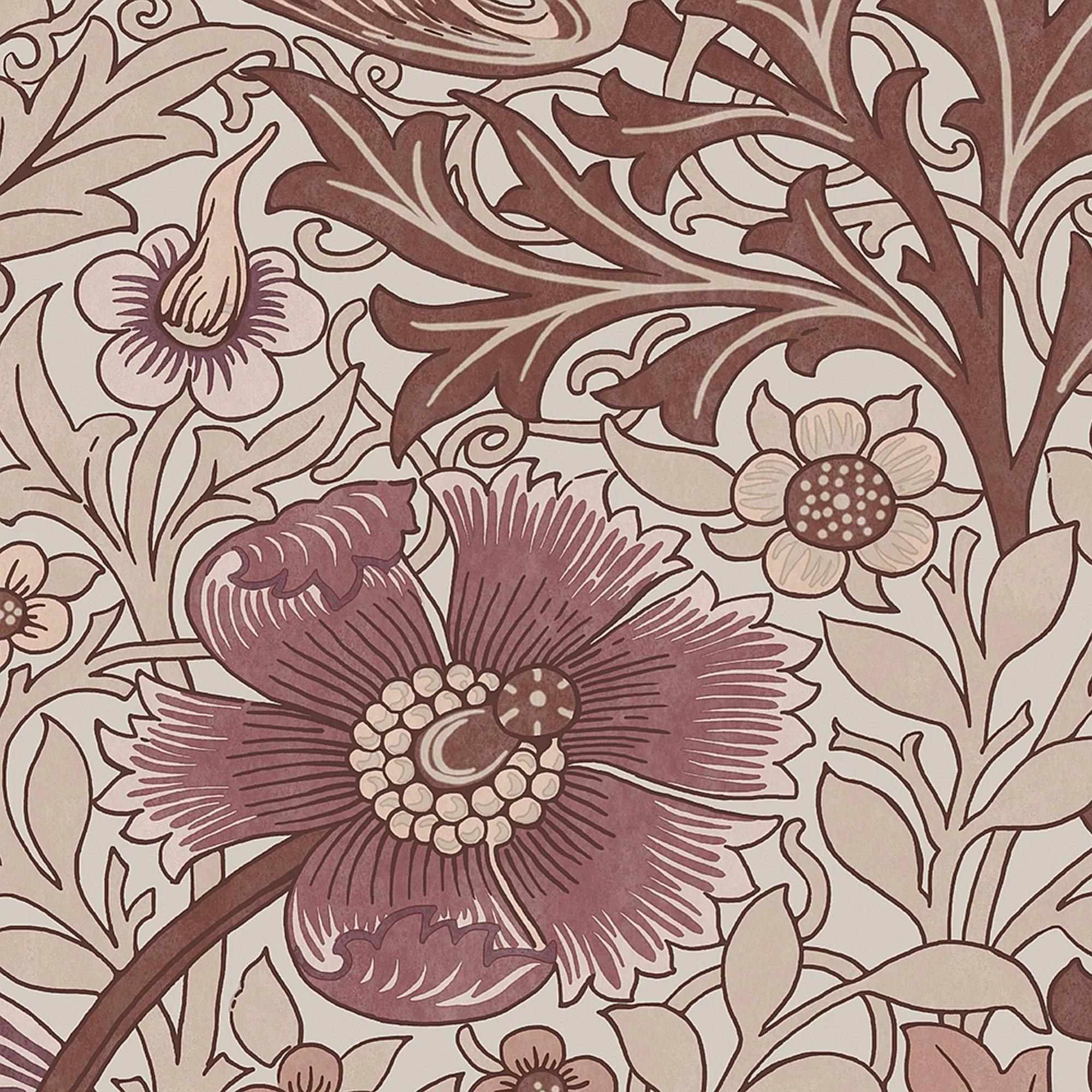Sienna - William Morris at Home - Compton Wallpaper - 4