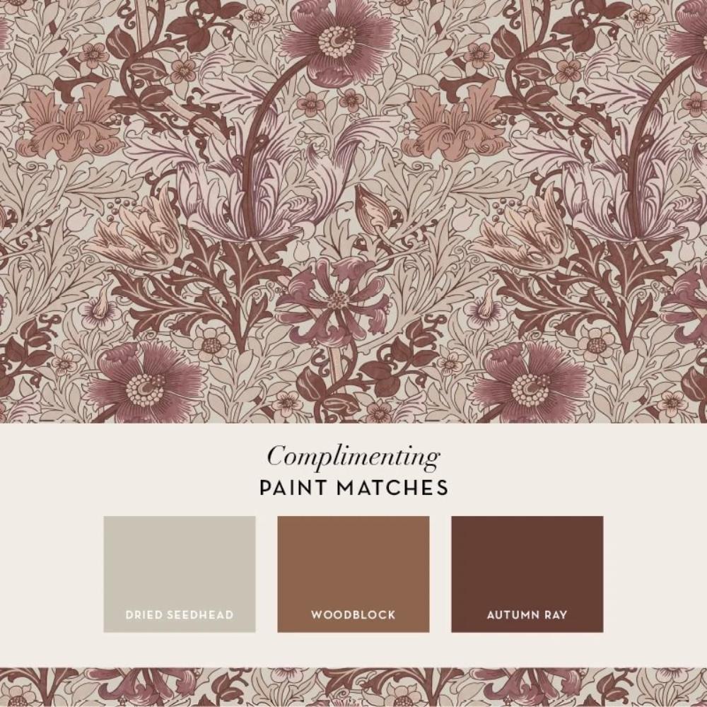 Sienna - William Morris at Home - Compton Wallpaper - 5