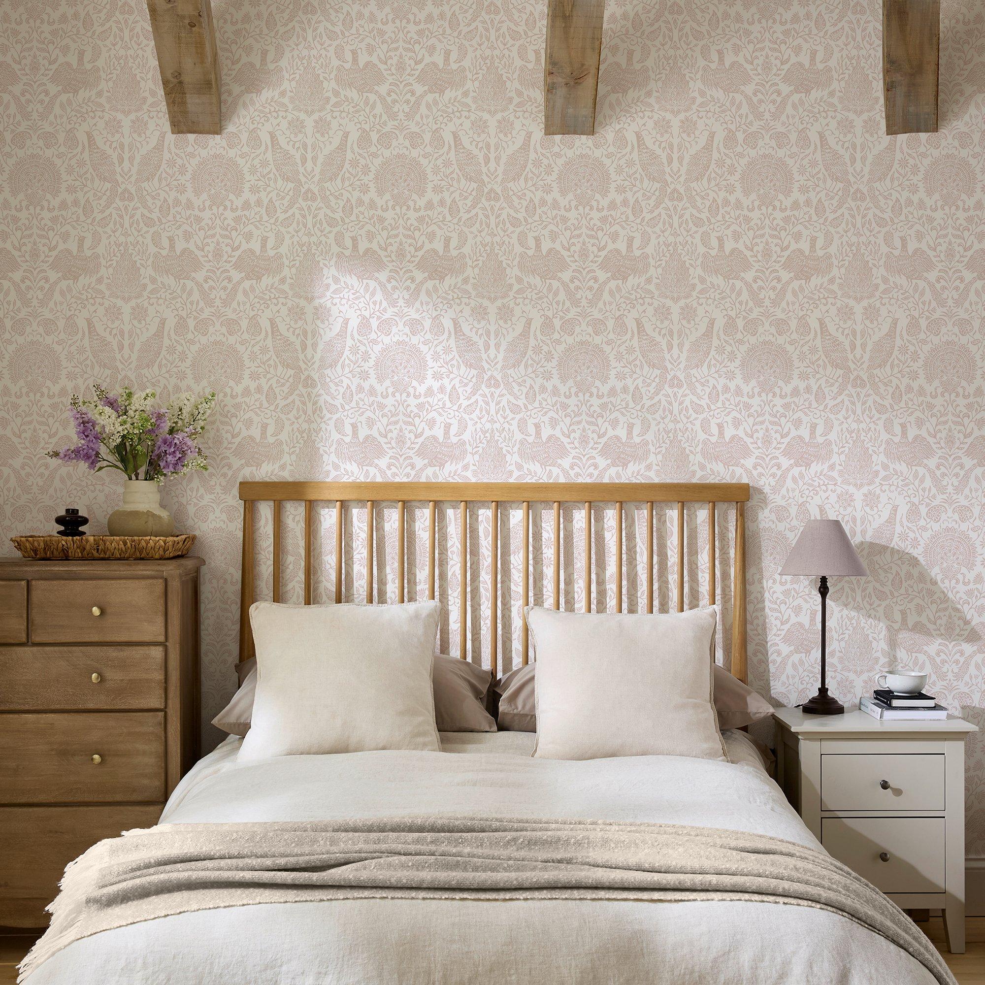 Pink - Superfresco Easy - Wren Pink Wallpaper - 2