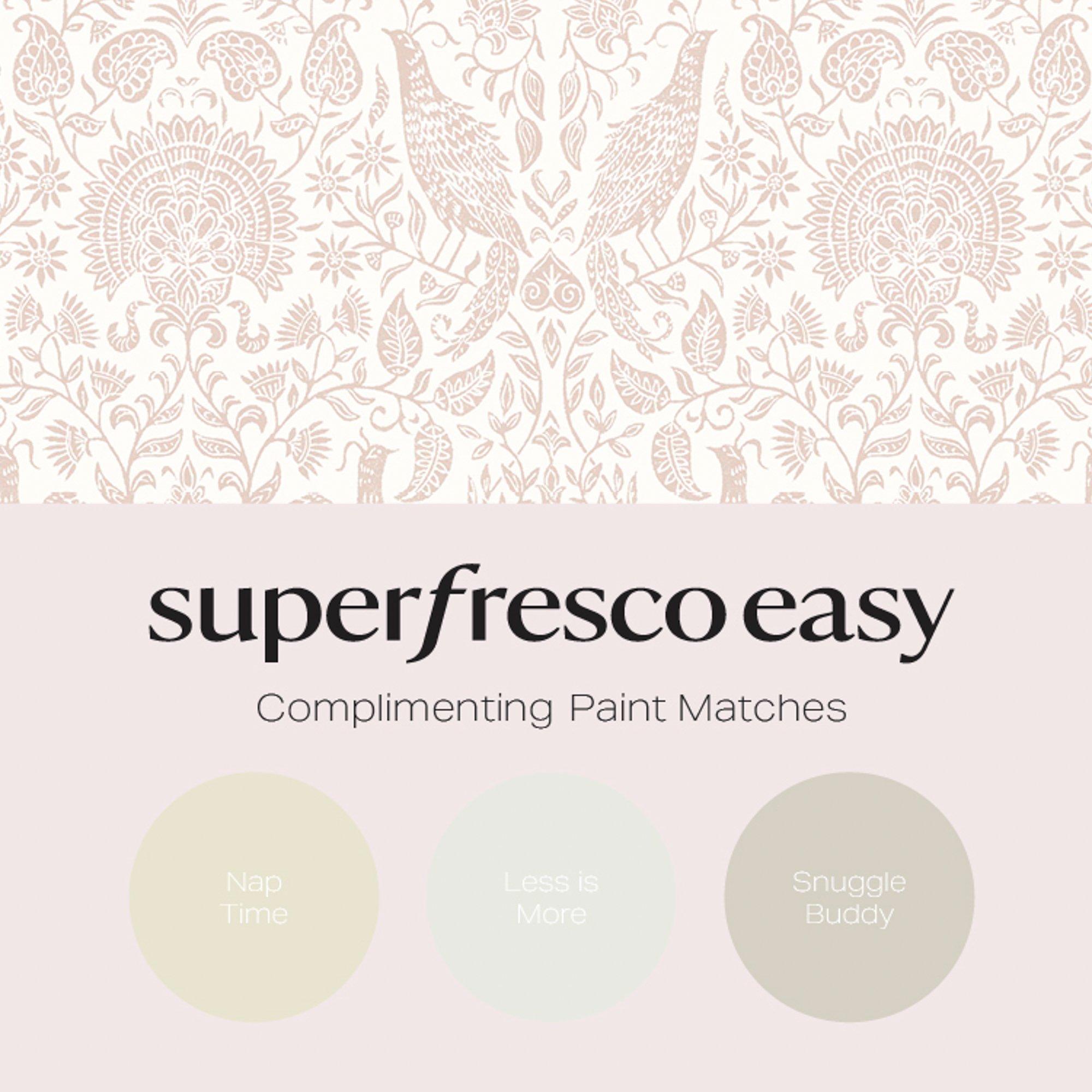 Pink - Superfresco Easy - Wren Pink Wallpaper - 5