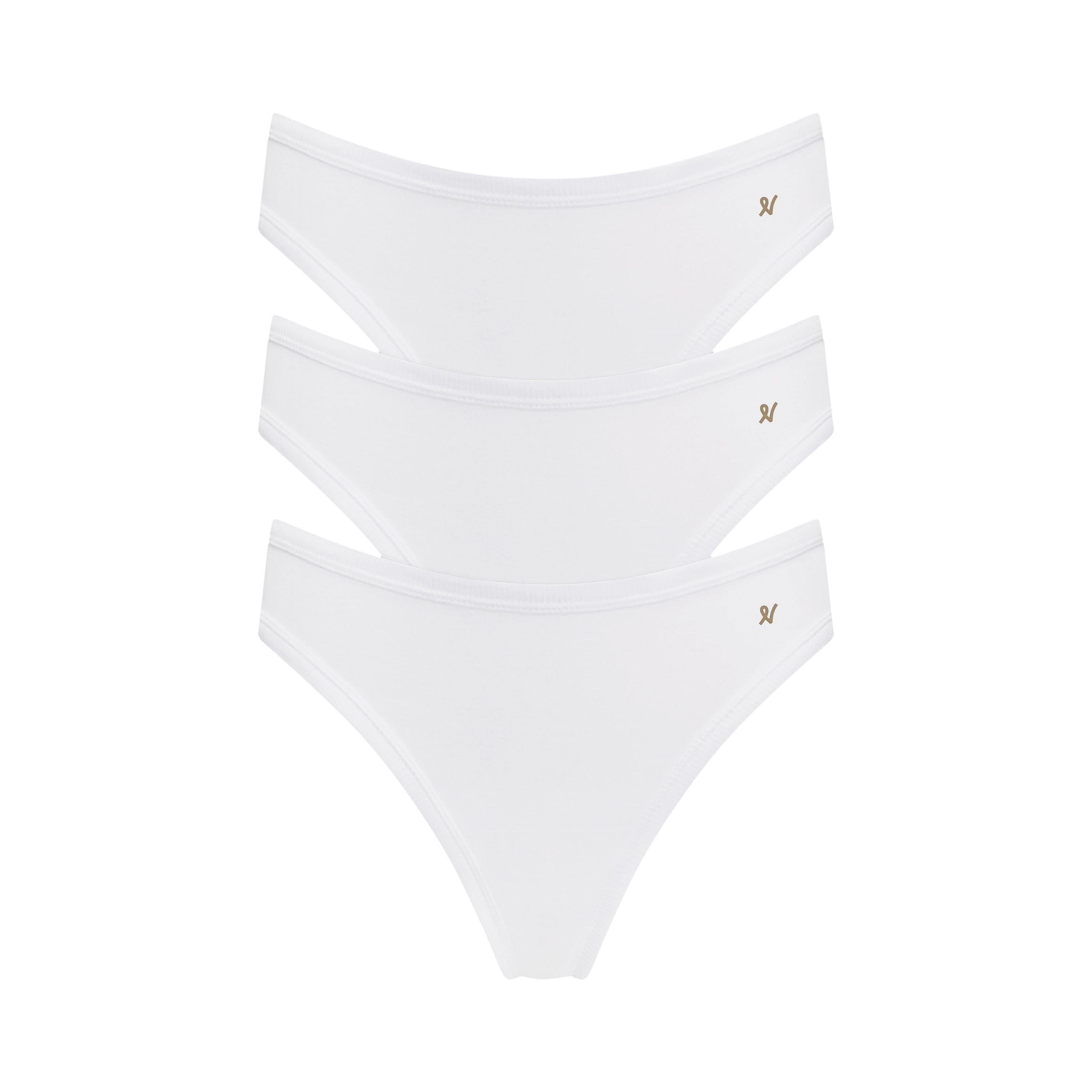 White - Nudea - THE MINI BRIEF 3 PACK ORGANIC COTTON - 7
