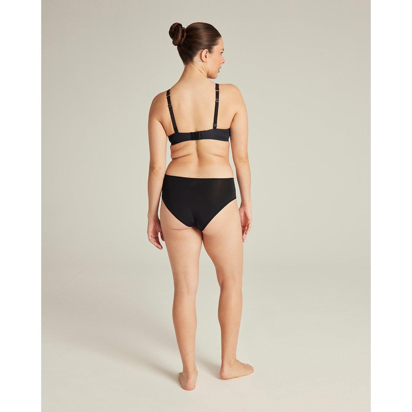 Black - Nudea - THE MID RISE BRIEF SECOND SKIN STRETCH - 2