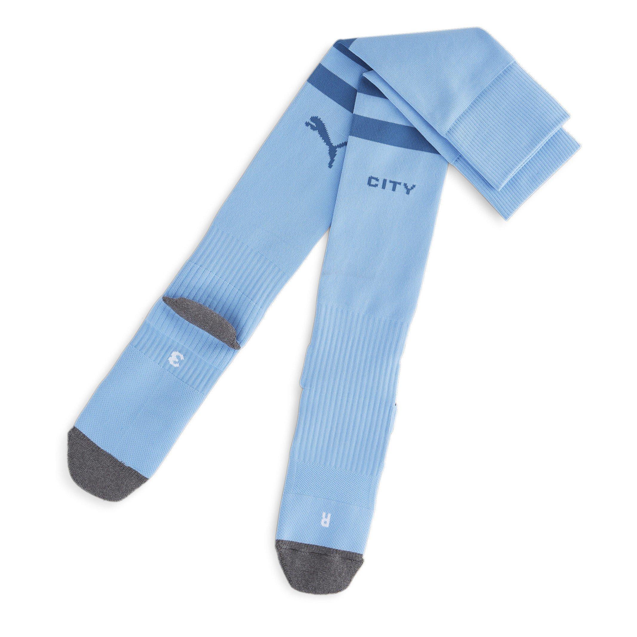 Team Light B - Puma - Team Mcfc Striped Socks Replica Football Sock Mens