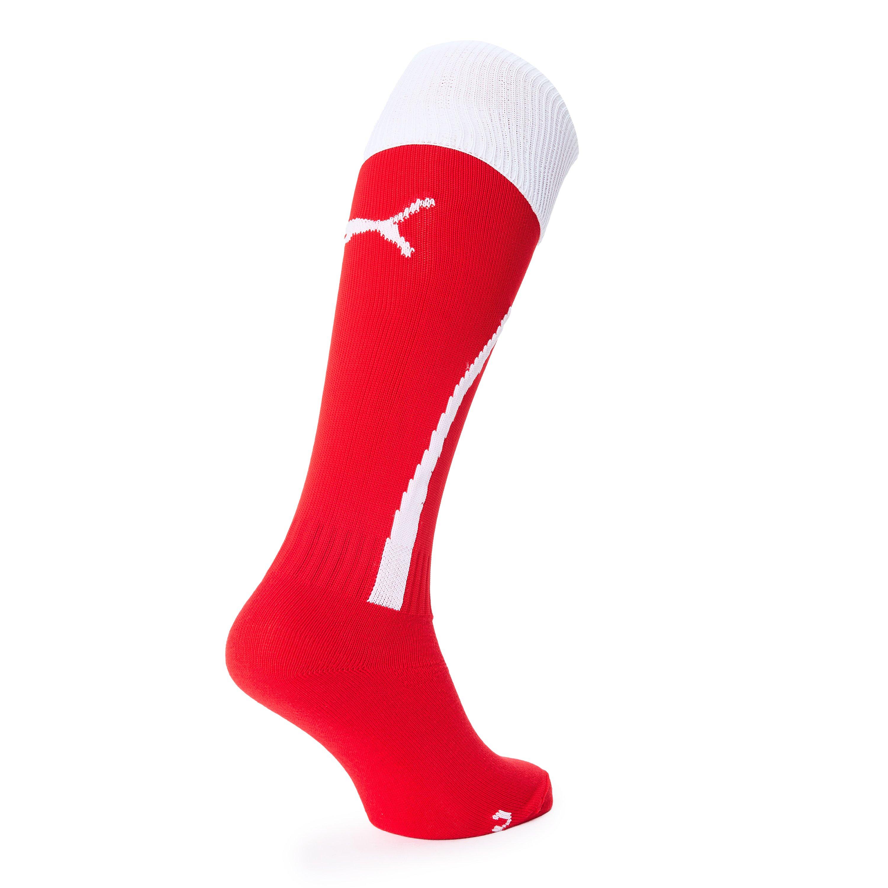 Red - Puma - (F3) Pwr-C 5.10 Football  Socks Mens - 2