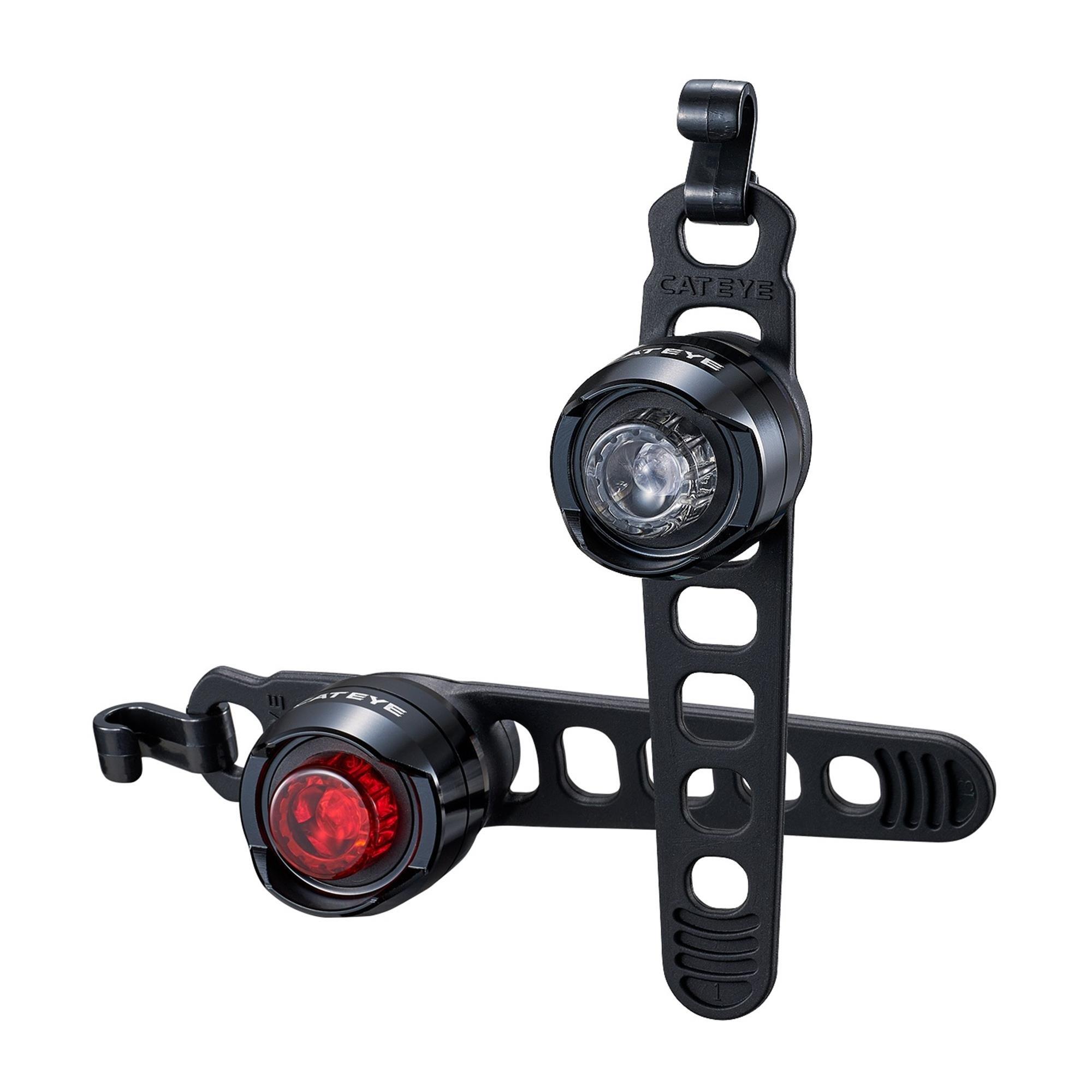 Black - Cateye - Cateye Orb II Rechargable Light Set - 1