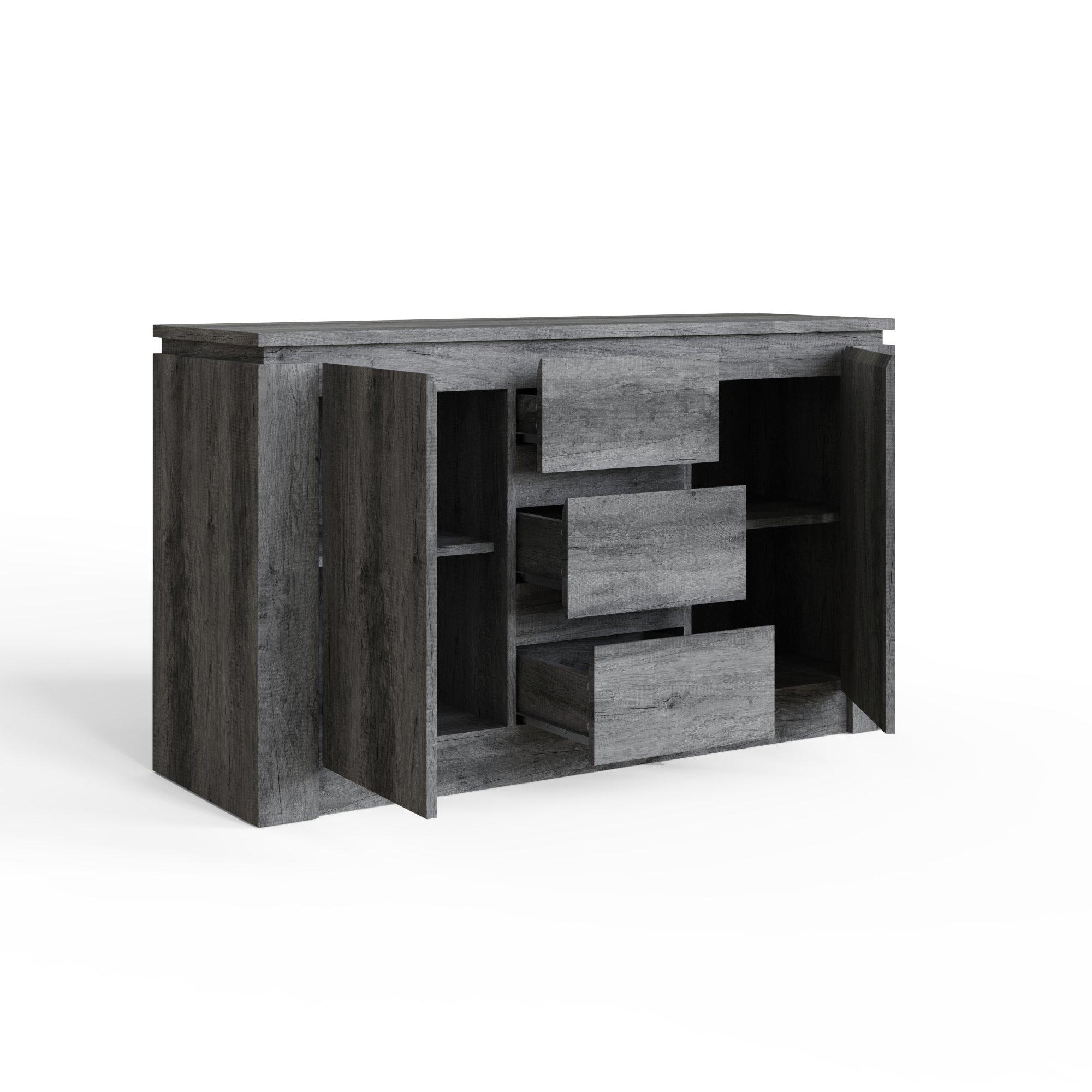 Charcoal Grey - GFW - Canyon  Sideboard Charcoal Grey - 5