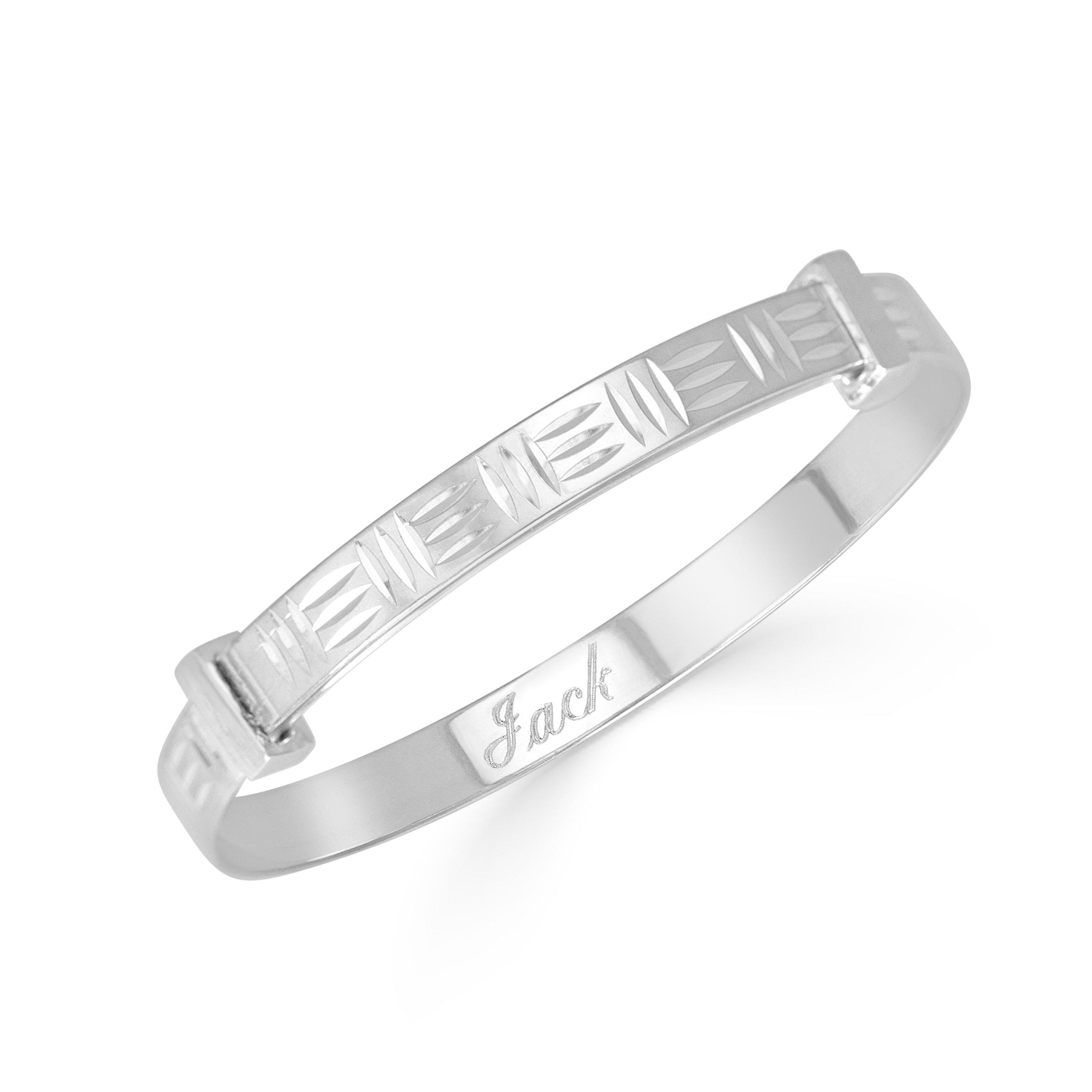Espree  Newborn Childs Sterling Bangle Silver