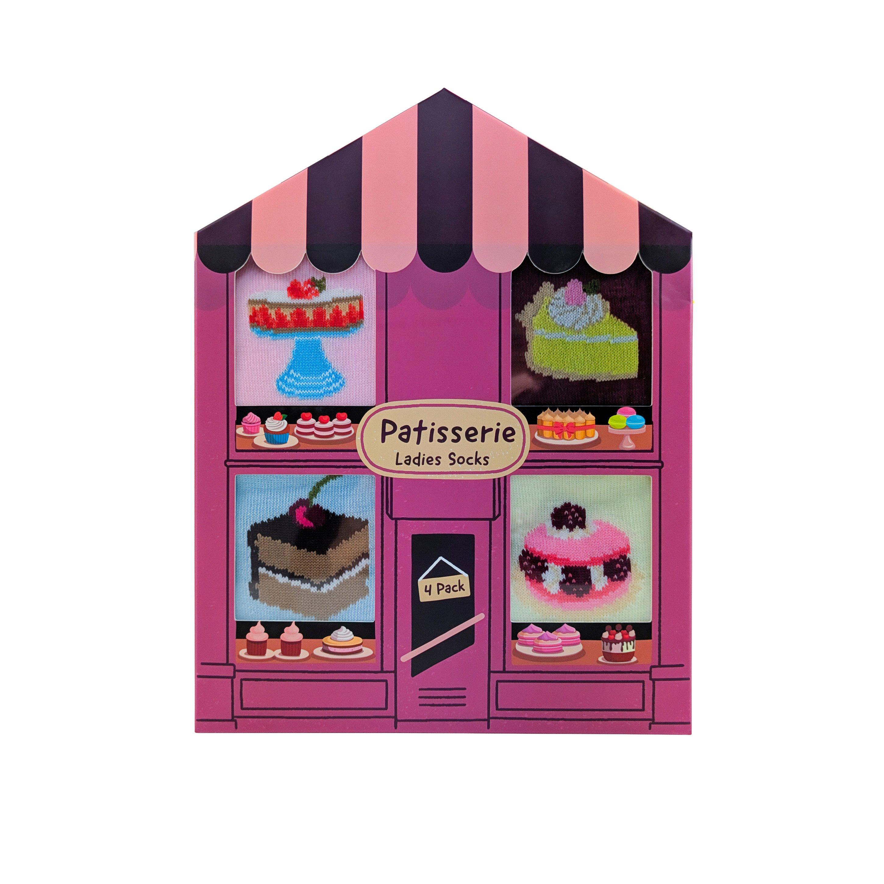 Rosa - Orrsum Sock Company - Ladies Patisserie 4-Pack Socks Gift Box - 2