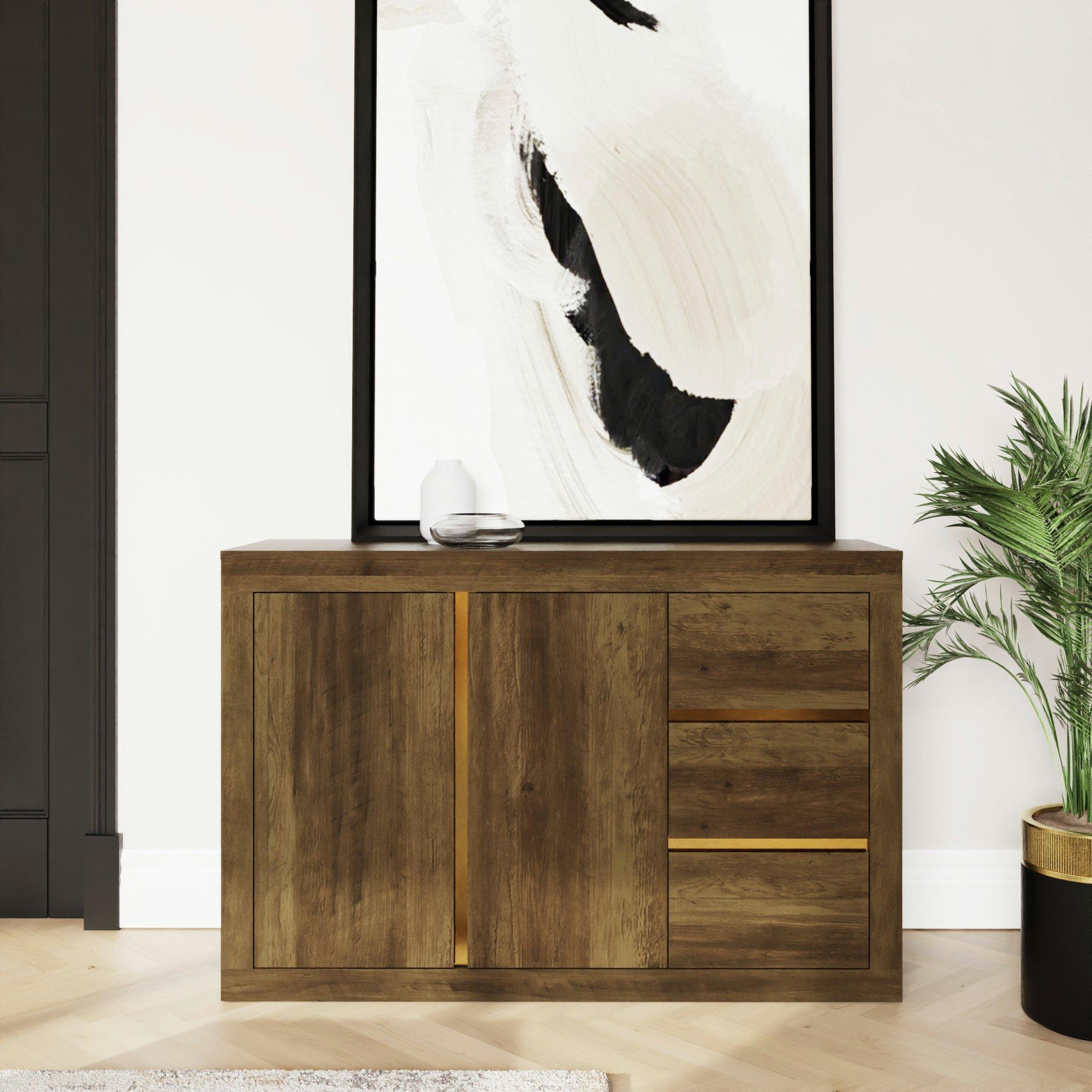 Knotty Oak - GFW - Astley Sideboard Knotty Oak - 1