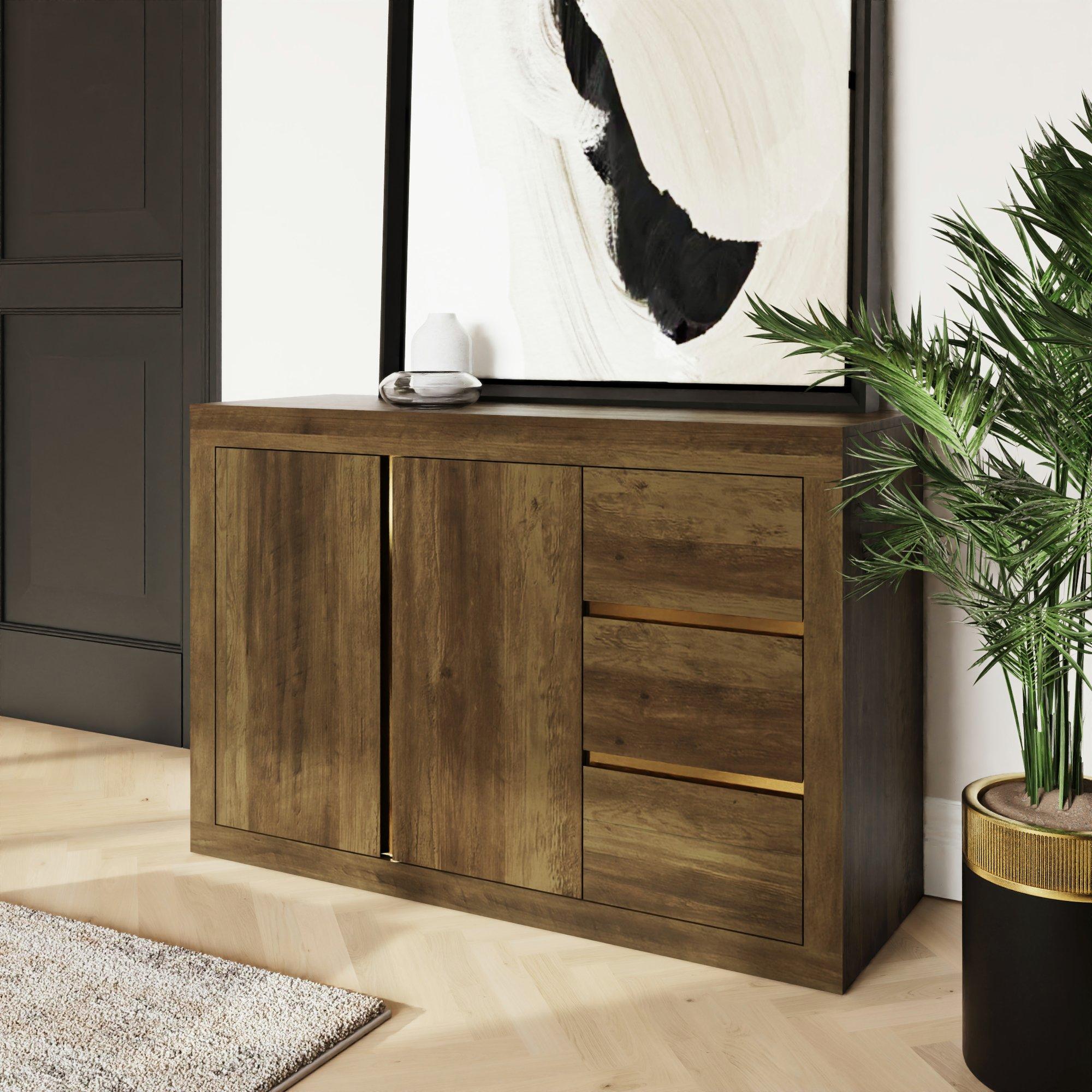 Knotty Oak - GFW - Astley Sideboard Knotty Oak - 2