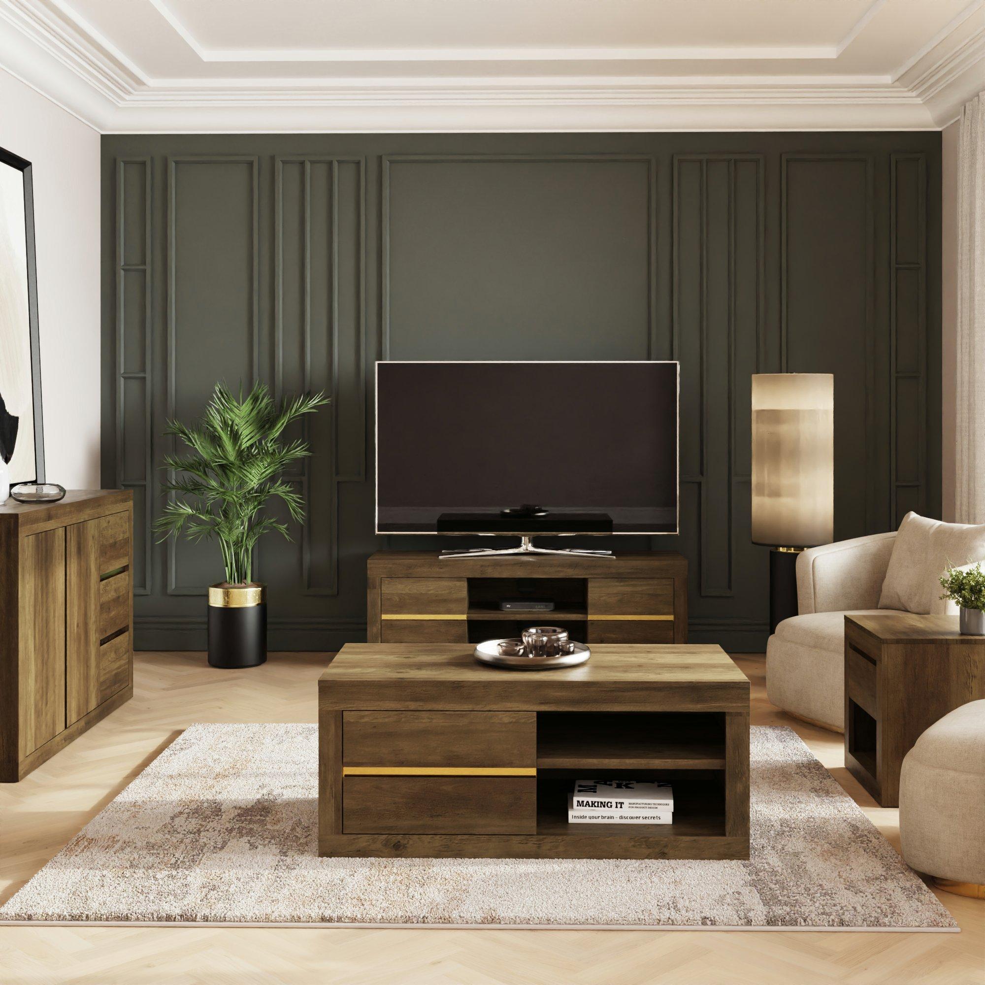 Knotty Oak - GFW - Astley Sideboard Knotty Oak - 7